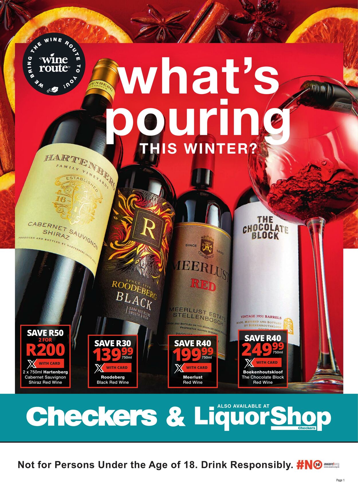 Special Checkers - Checkers Winter Wine Promotion | 17 June - 07 July 2024 17 Jun, 2024 - 7 Jul, 2024