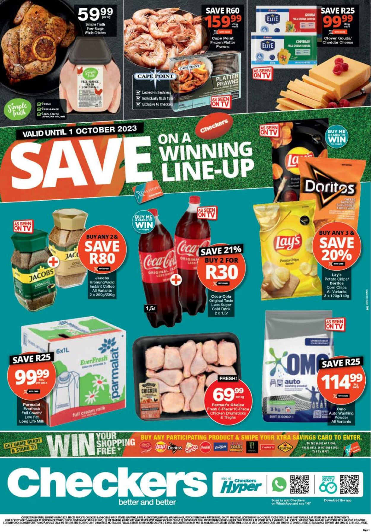 Checkers Promotional Leaflet - Valid from 28.09 to 01.10 - Page nb 1 ...