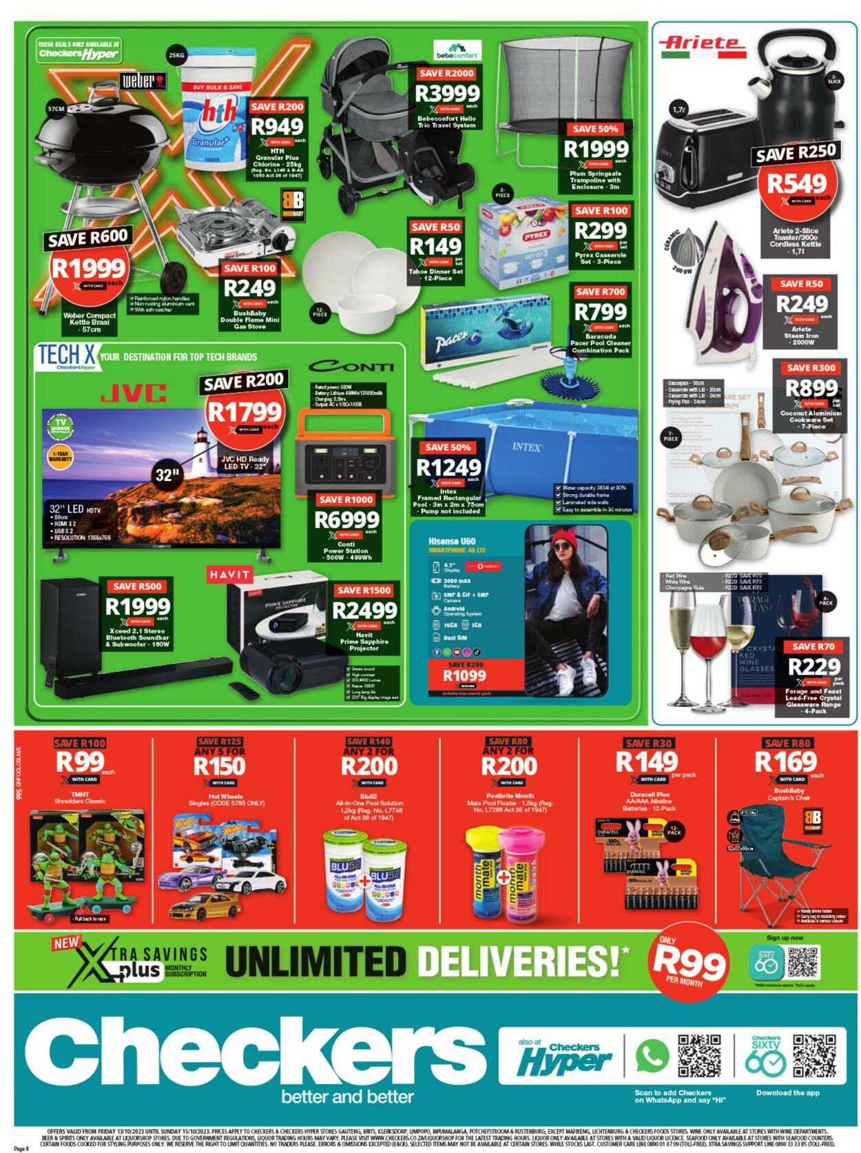 Checkers Promotional Leaflet - Valid from 13.10 to 15.10 - Page nb 8 ...