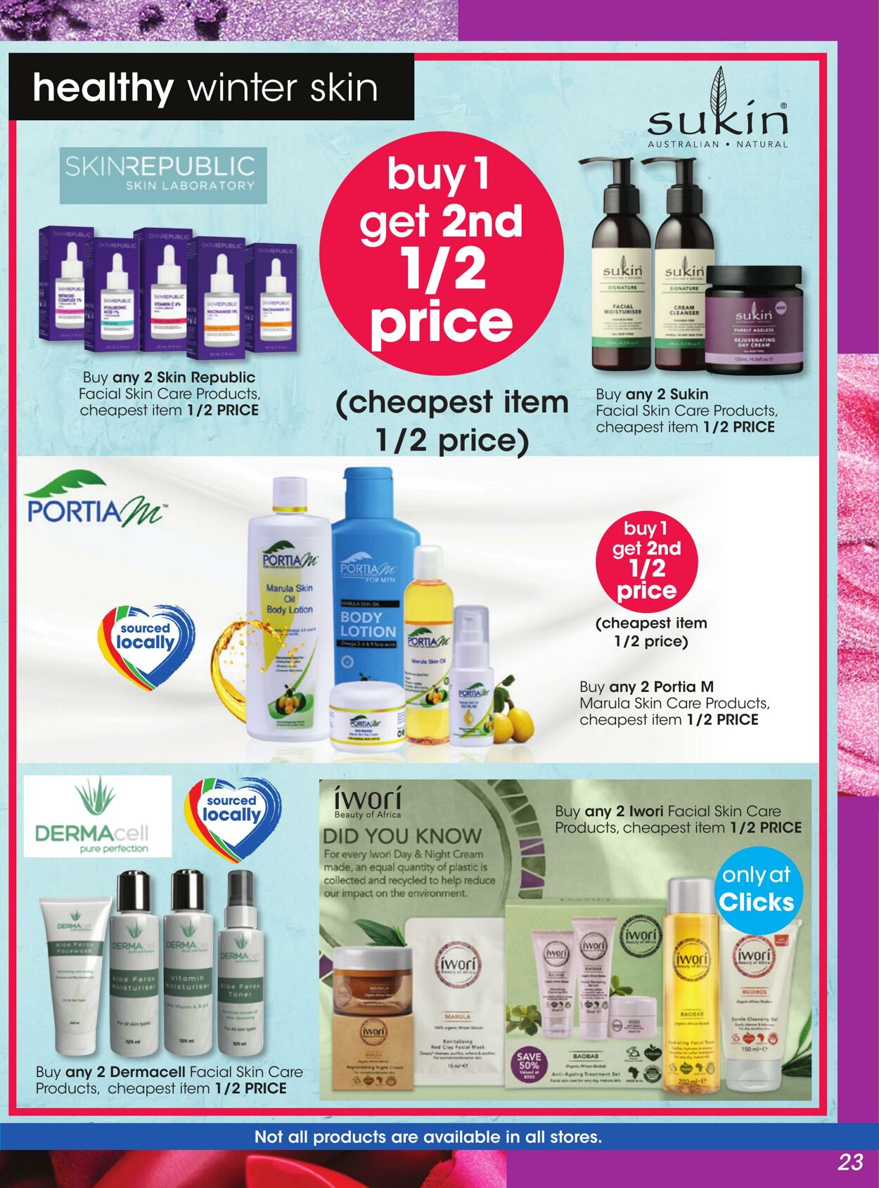 Clicks Promotional Leaflet - Valid from 23.05 to 07.06 - Page nb 1 