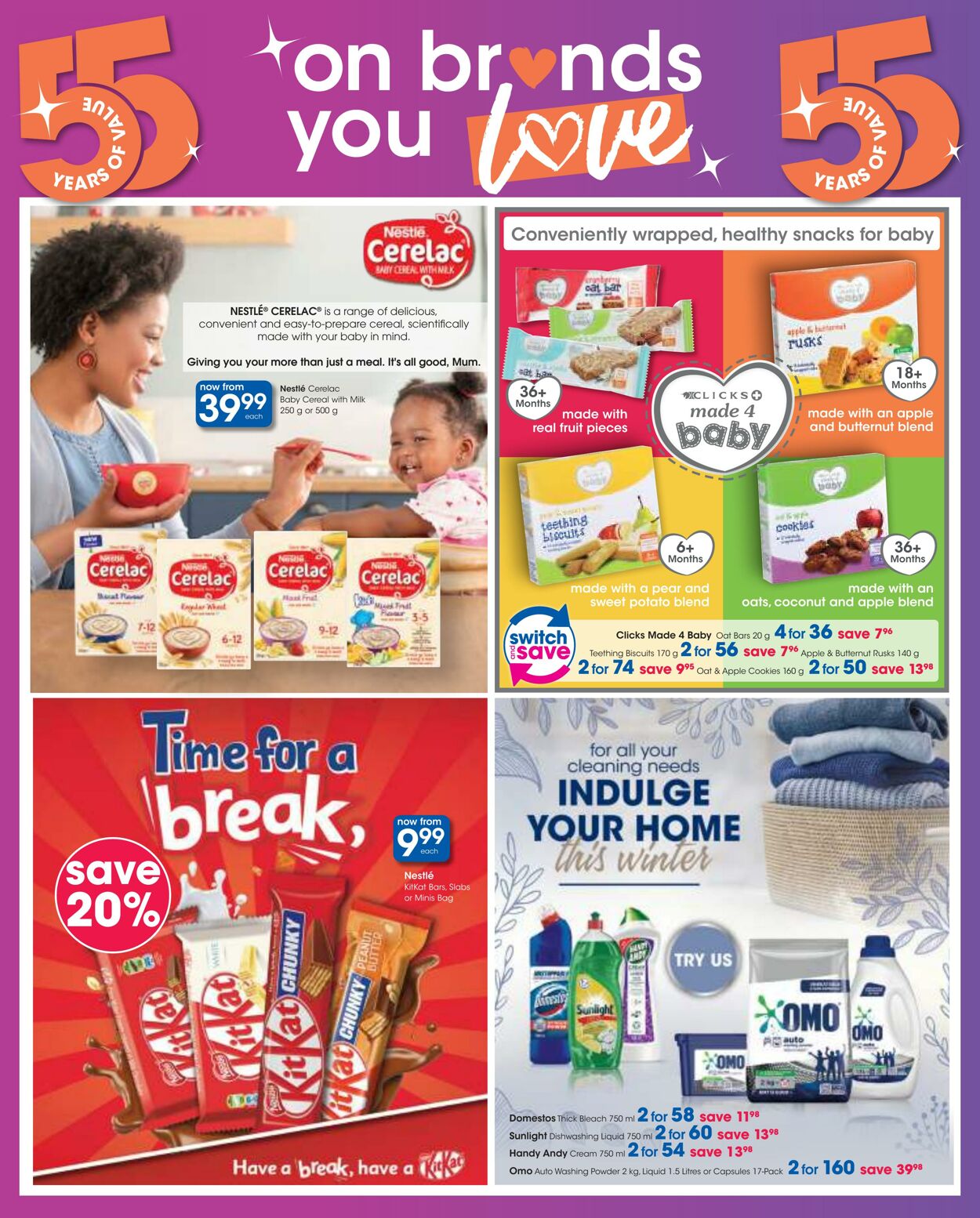 Clicks Promotional Leaflet - Valid from 23.05 to 07.06 - Page nb 1 