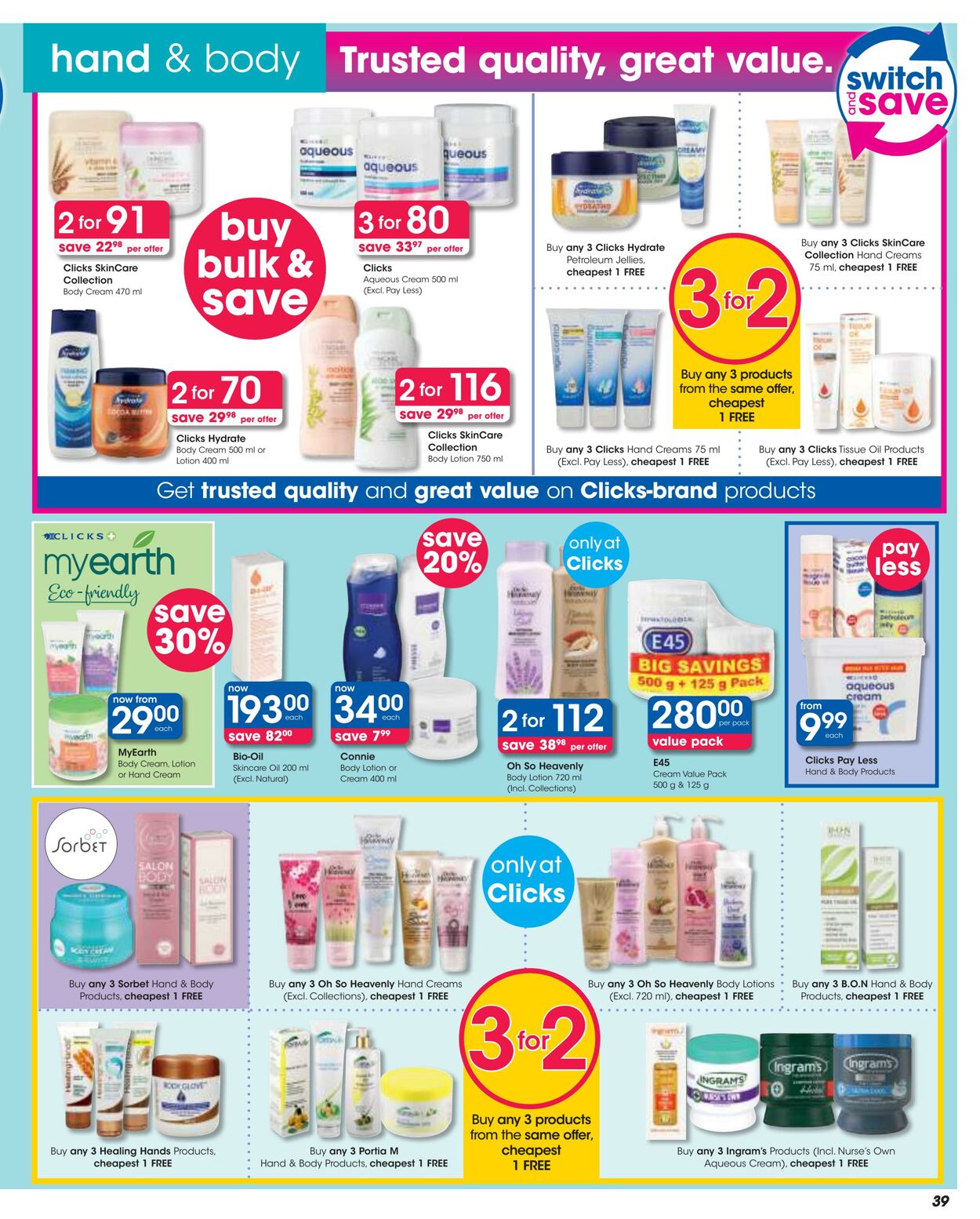 Clicks Promotional Leaflet - Valid from 23.05 to 07.06 - Page nb 1 