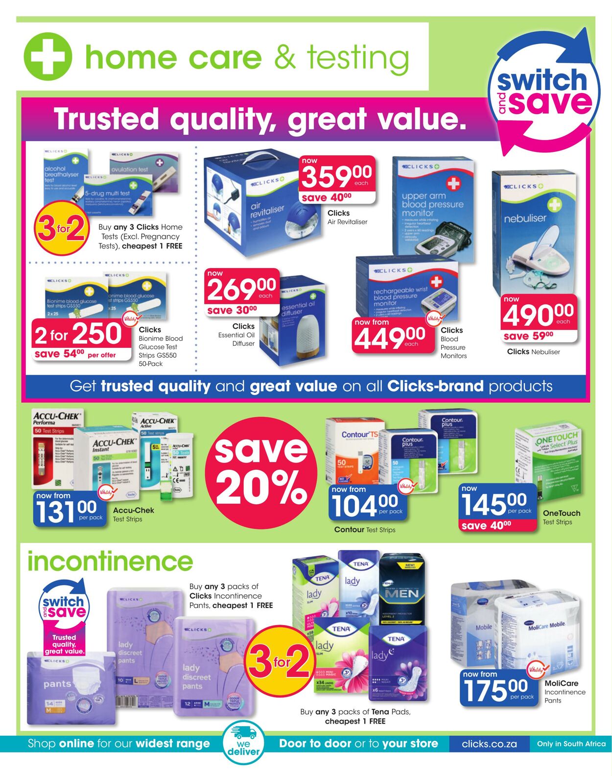 Clicks Promotional Leaflet - Valid from 23.05 to 07.06 - Page nb 1 