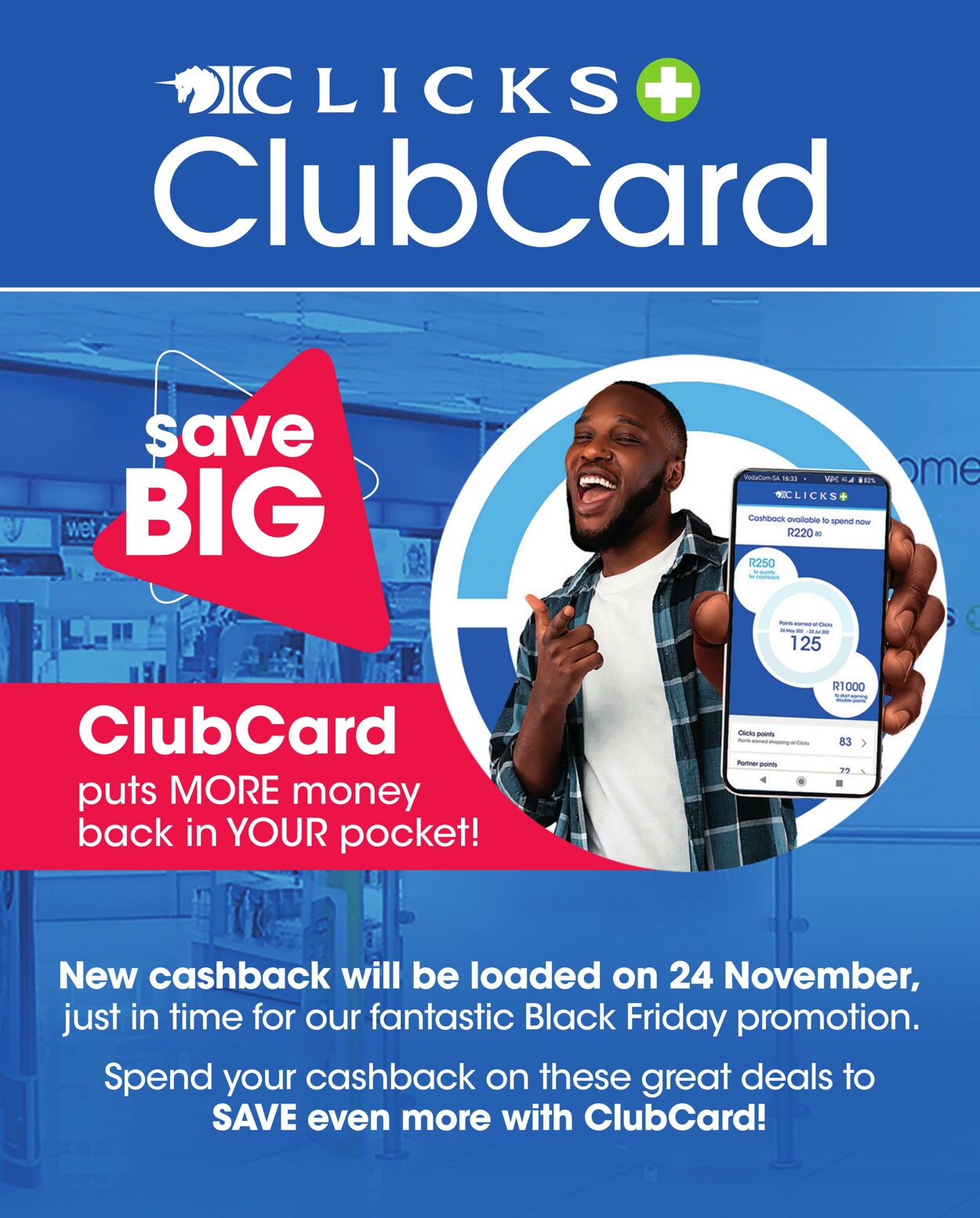 Clicks Promotional Leaflet - Valid from 23.05 to 07.06 - Page nb 1 