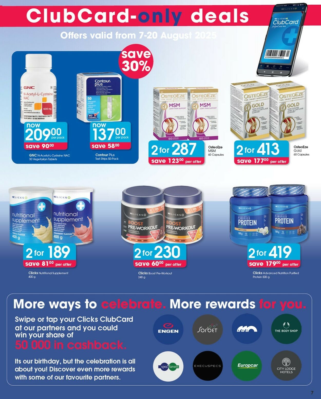 Special Clicks 07.08.2025 - 20.08.2025