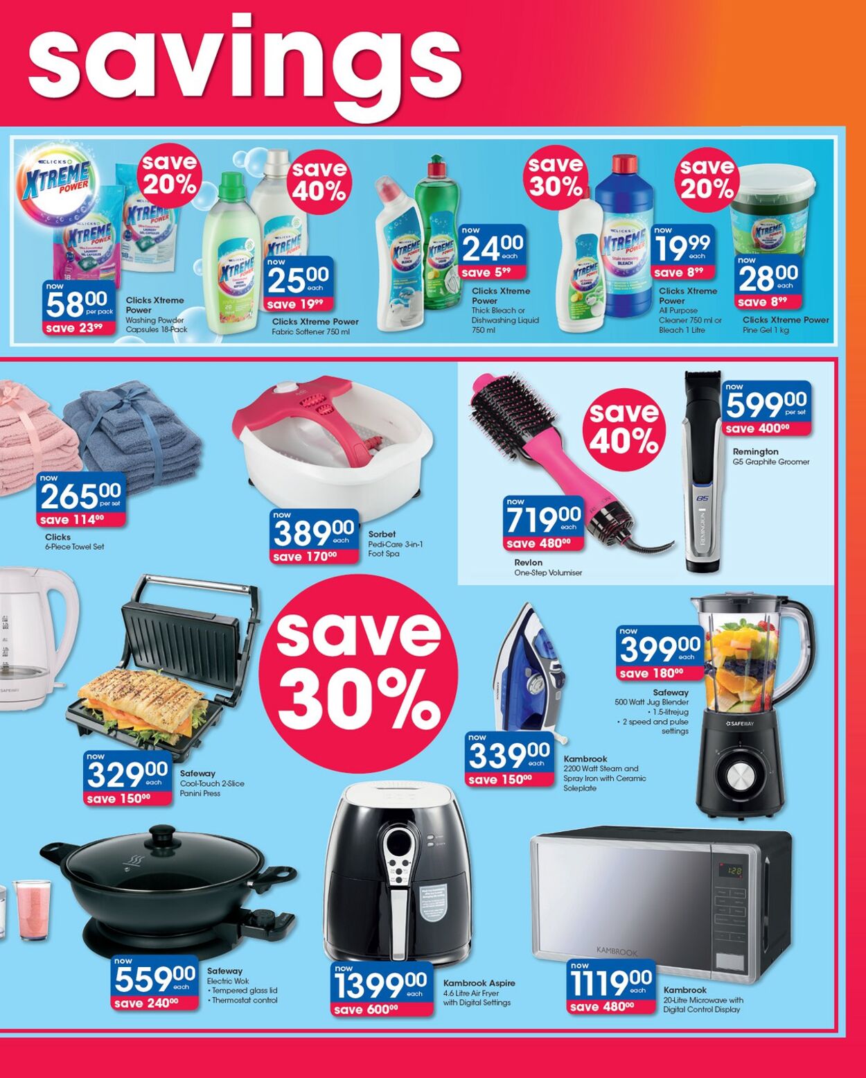 Clicks Promotional Leaflet Valid from 09.03 to 22.03 Page nb 3 za
