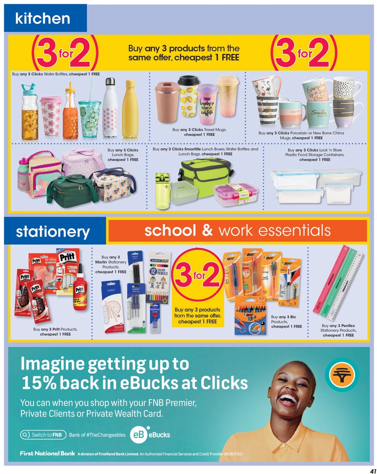 Clicks Promotional Leaflet - Valid from 20.01 to 08.02 - Page nb 20 