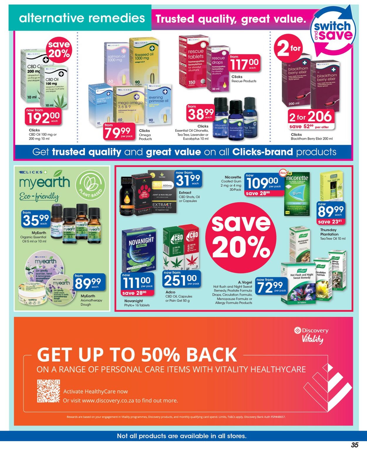 Clicks Promotional Leaflet - Valid from 19.10 to 02.11 - Page nb 1