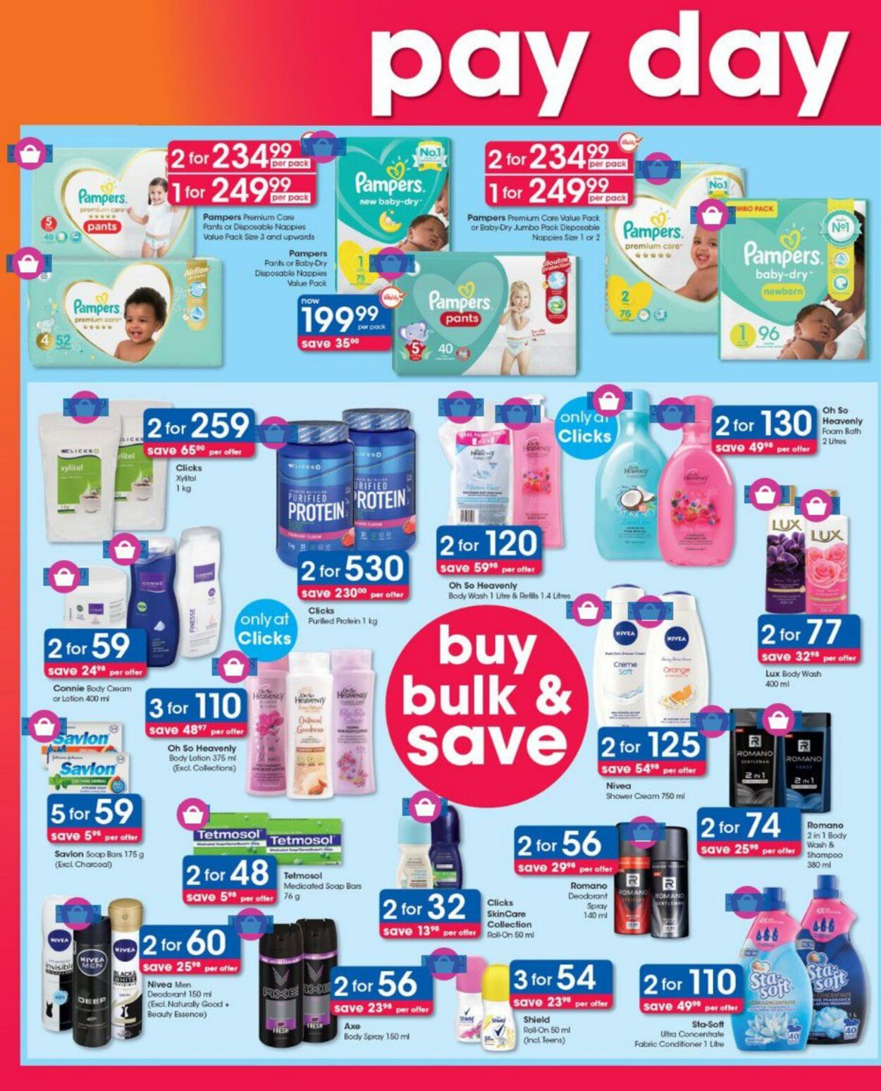 Clicks Promotional Leaflet - Valid from 23.05 to 07.06 - Page nb 1 