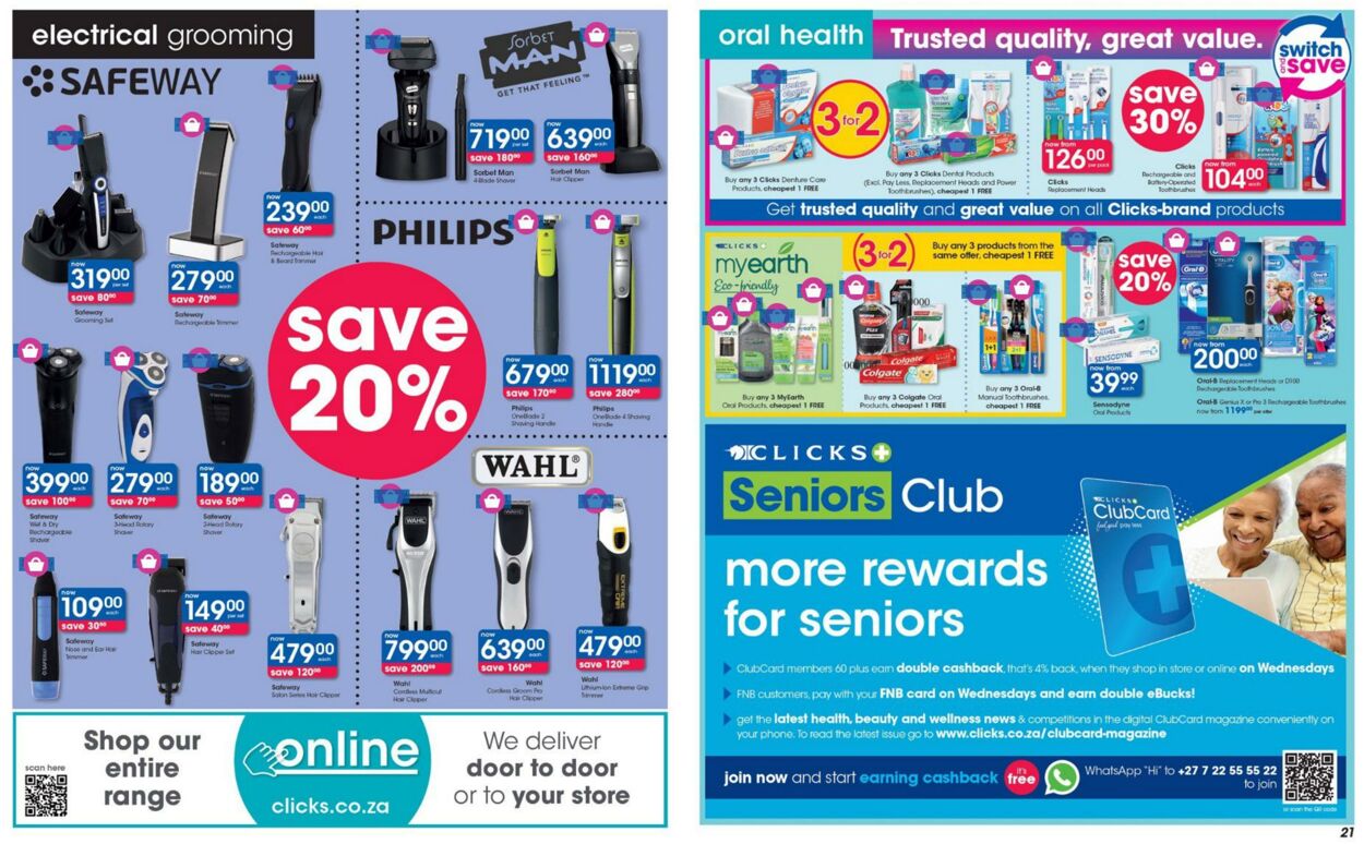 Clicks Promotional Leaflet - Valid from 23.05 to 07.06 - Page nb 1 