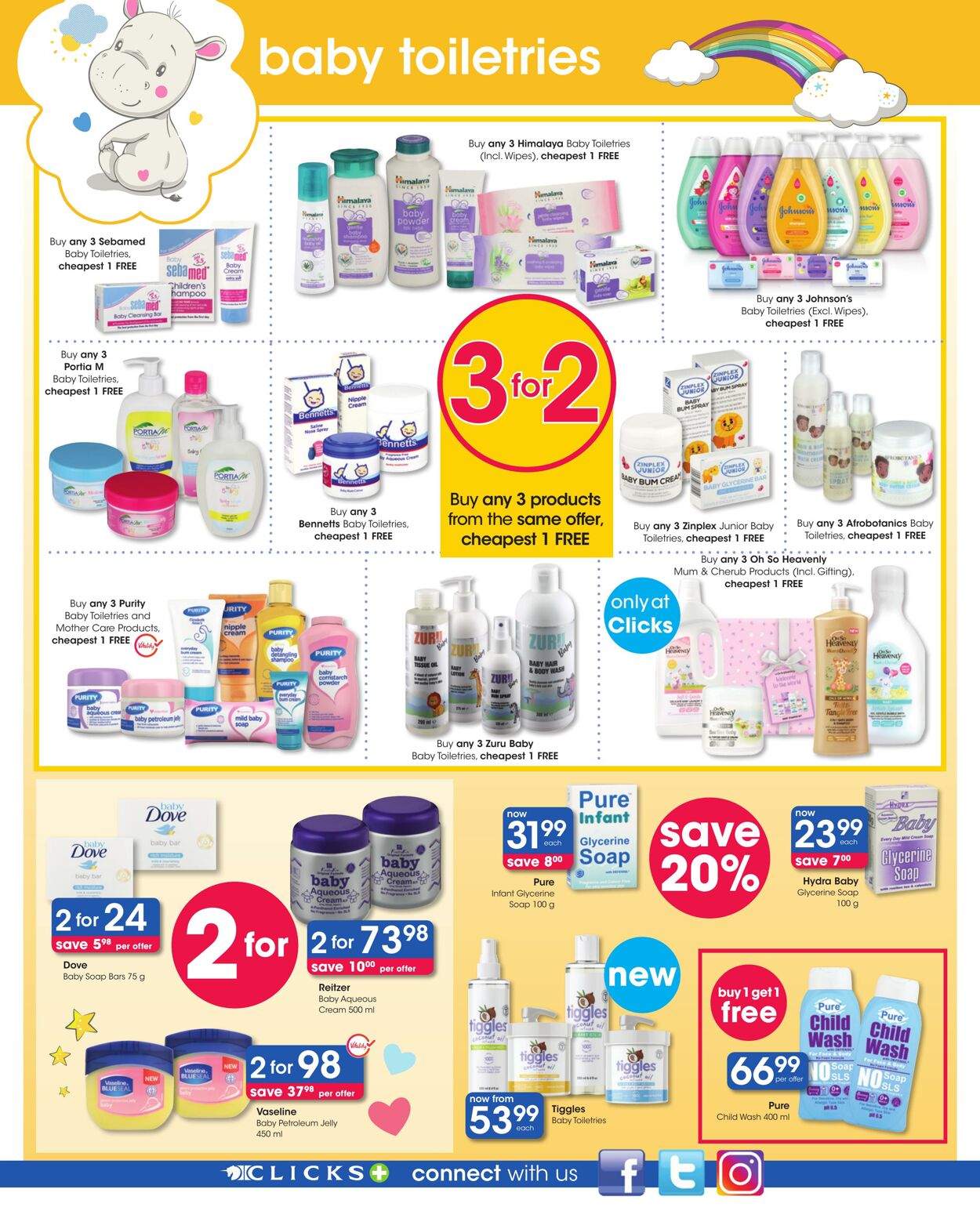 Clicks Promotional Leaflet - Valid from 23.05 to 07.06 - Page nb 1 