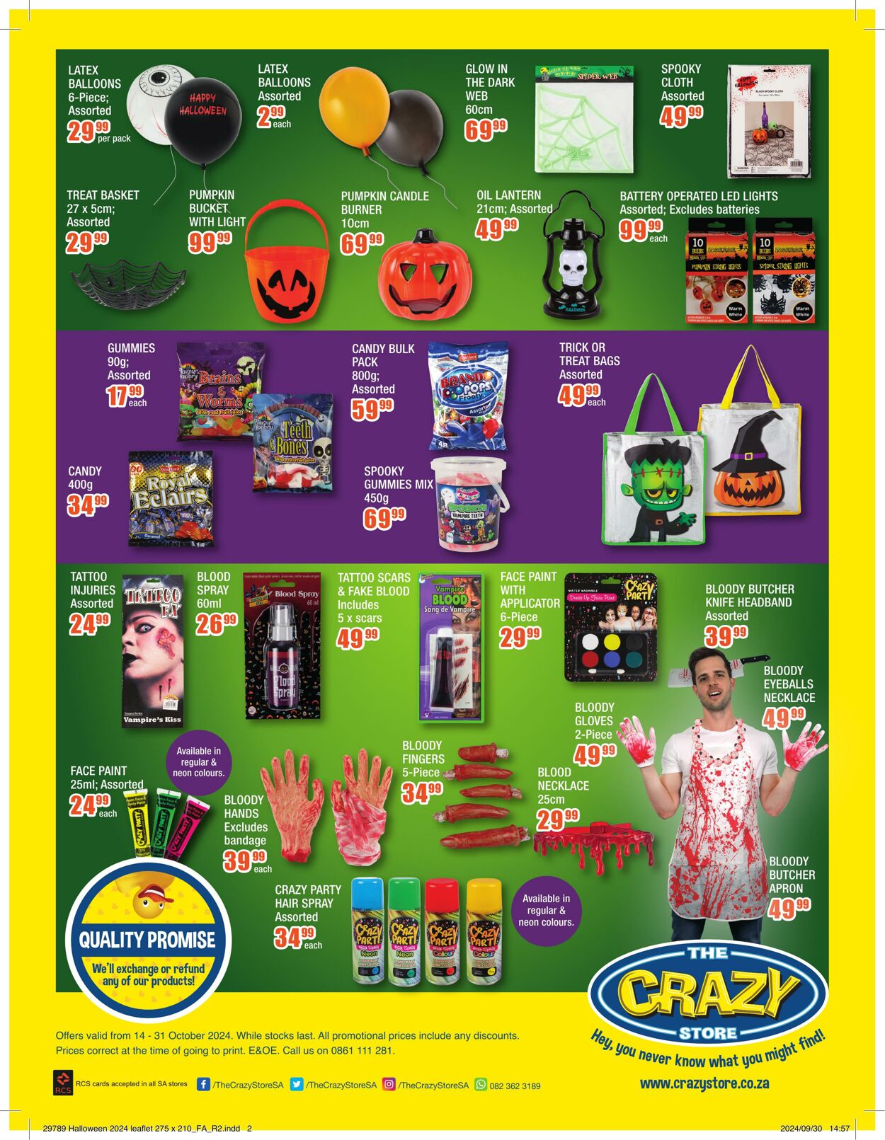 Special Crazy Store 14.10.2024 - 31.10.2024