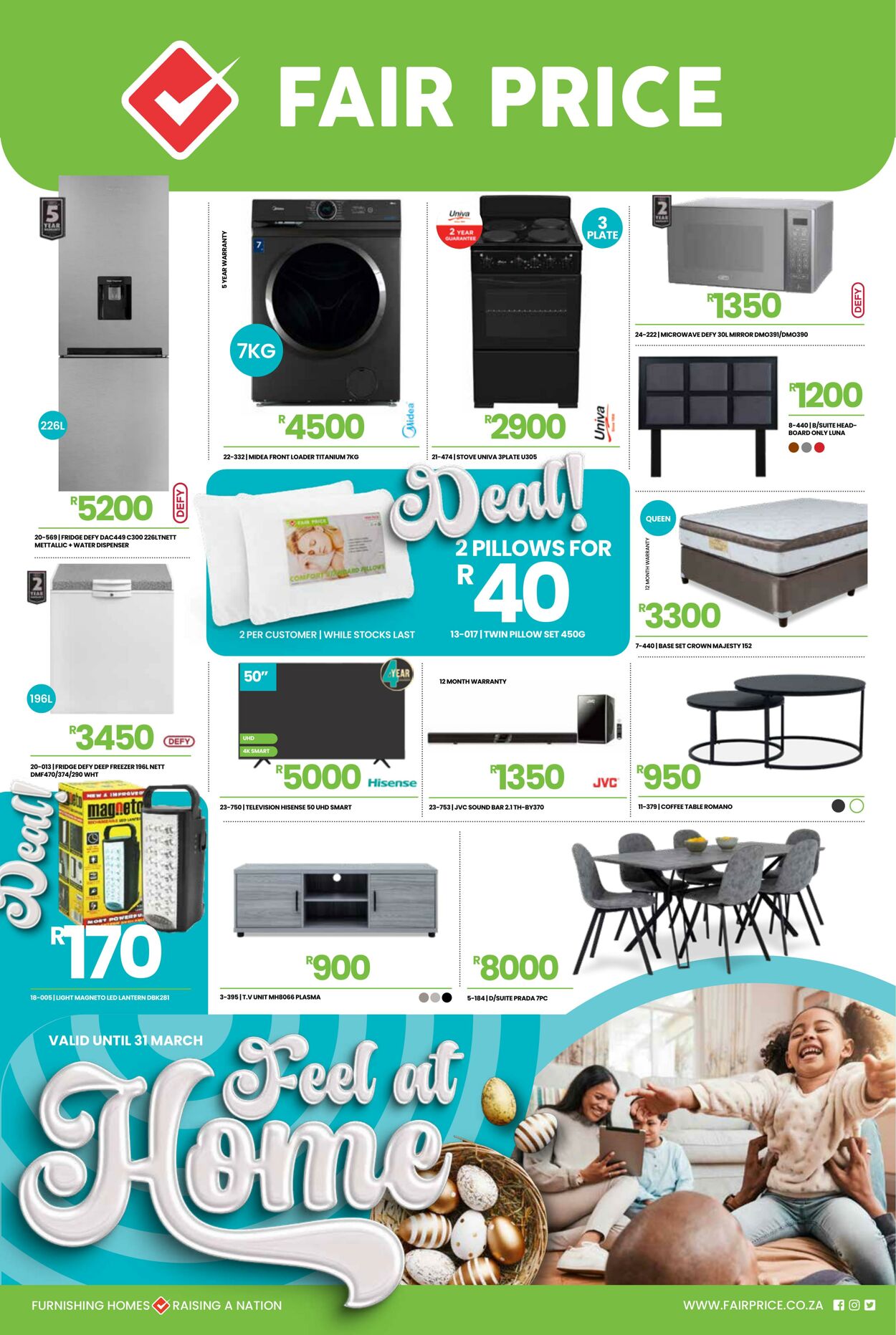 Special Fair Price - Appliances, Furniture, Electronics  | Fair Price 4 Mar, 2024 - 31 Mar, 2024