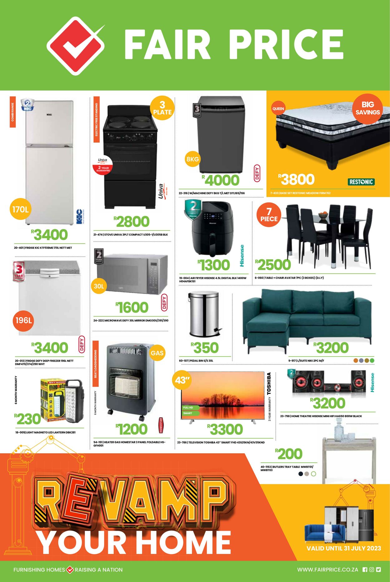 Special Fair Price 01.07.2023 - 31.07.2023