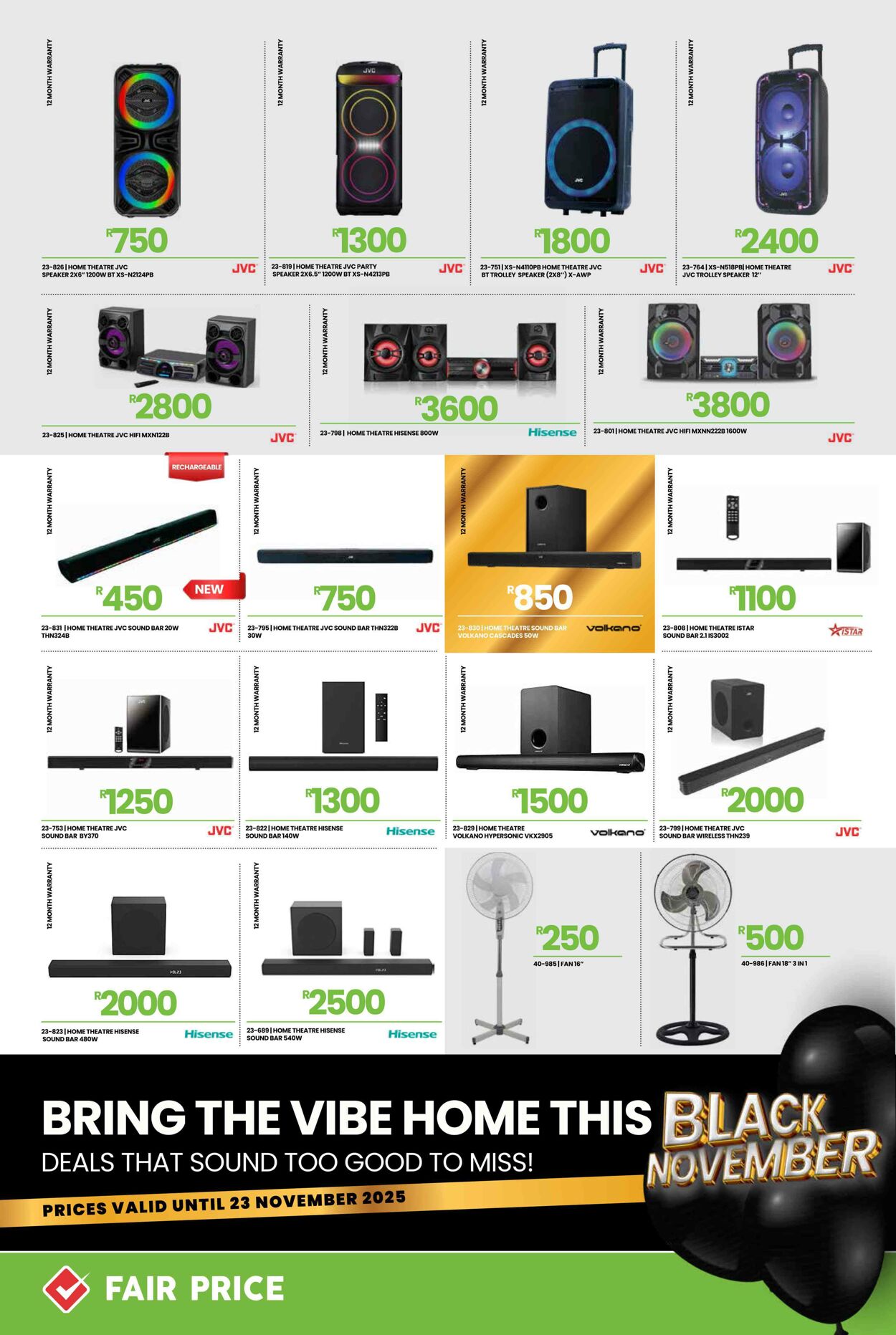 Special Fair Price 03.11.2025 - 23.11.2025