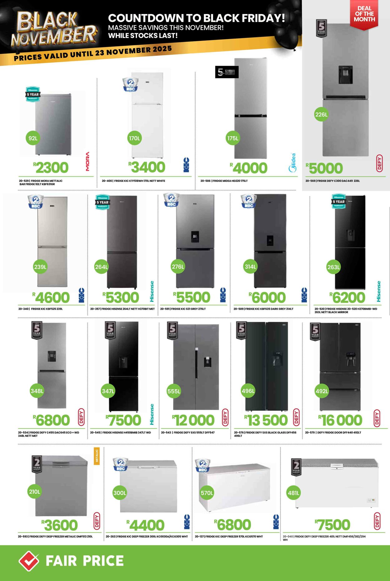 Special Fair Price 03.11.2025 - 23.11.2025