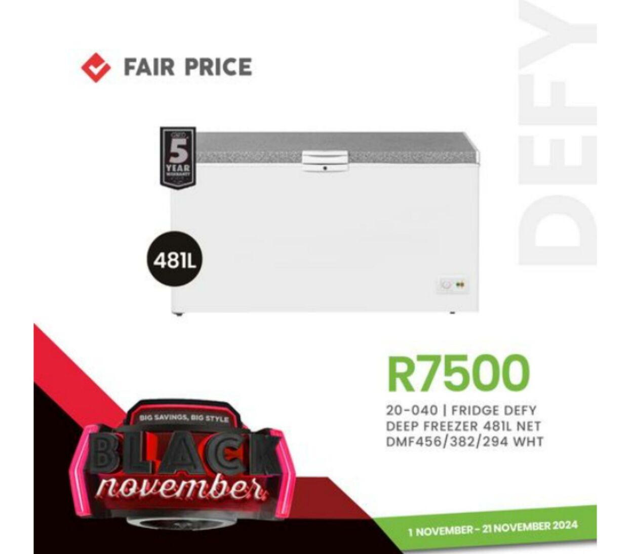 Special Fair Price 01.11.2024 - 21.11.2024