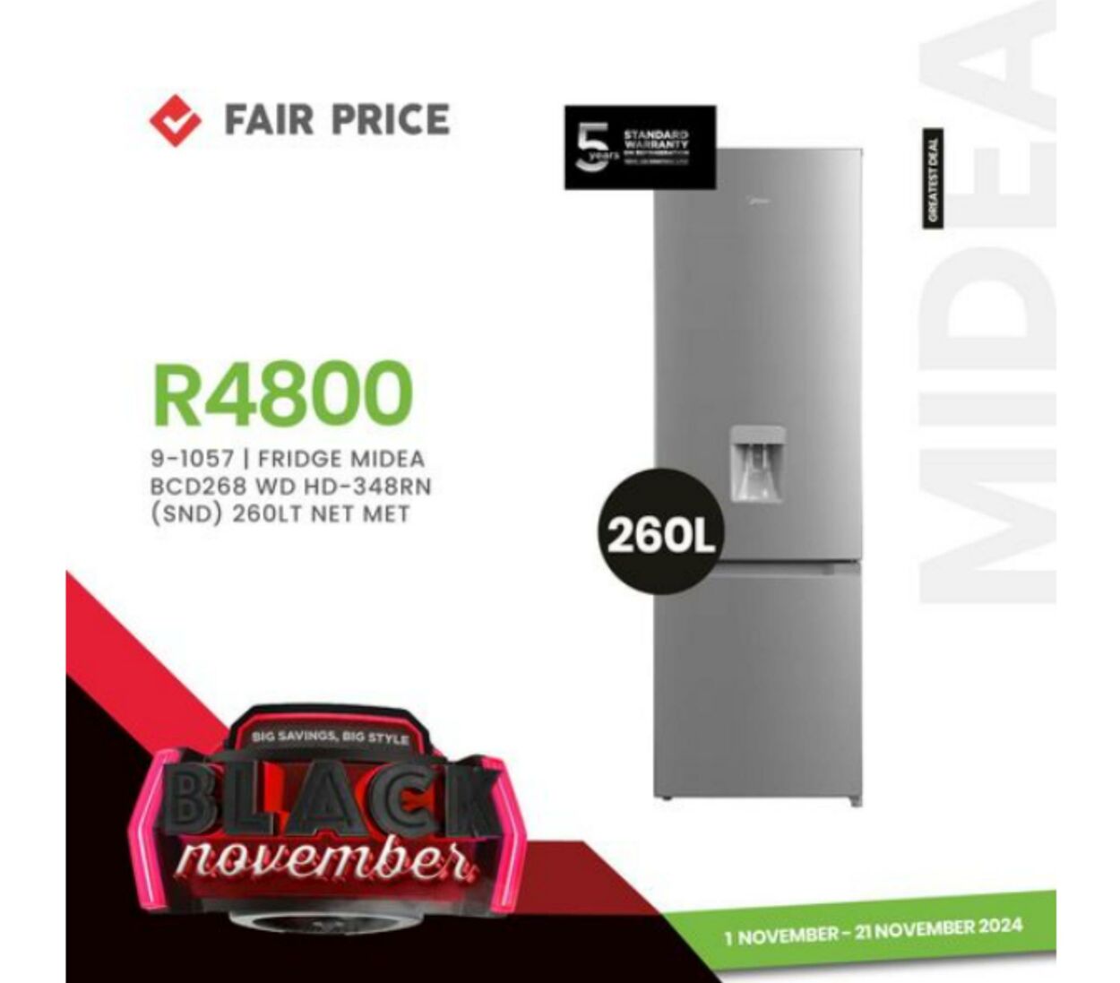 Special Fair Price 01.11.2024 - 21.11.2024