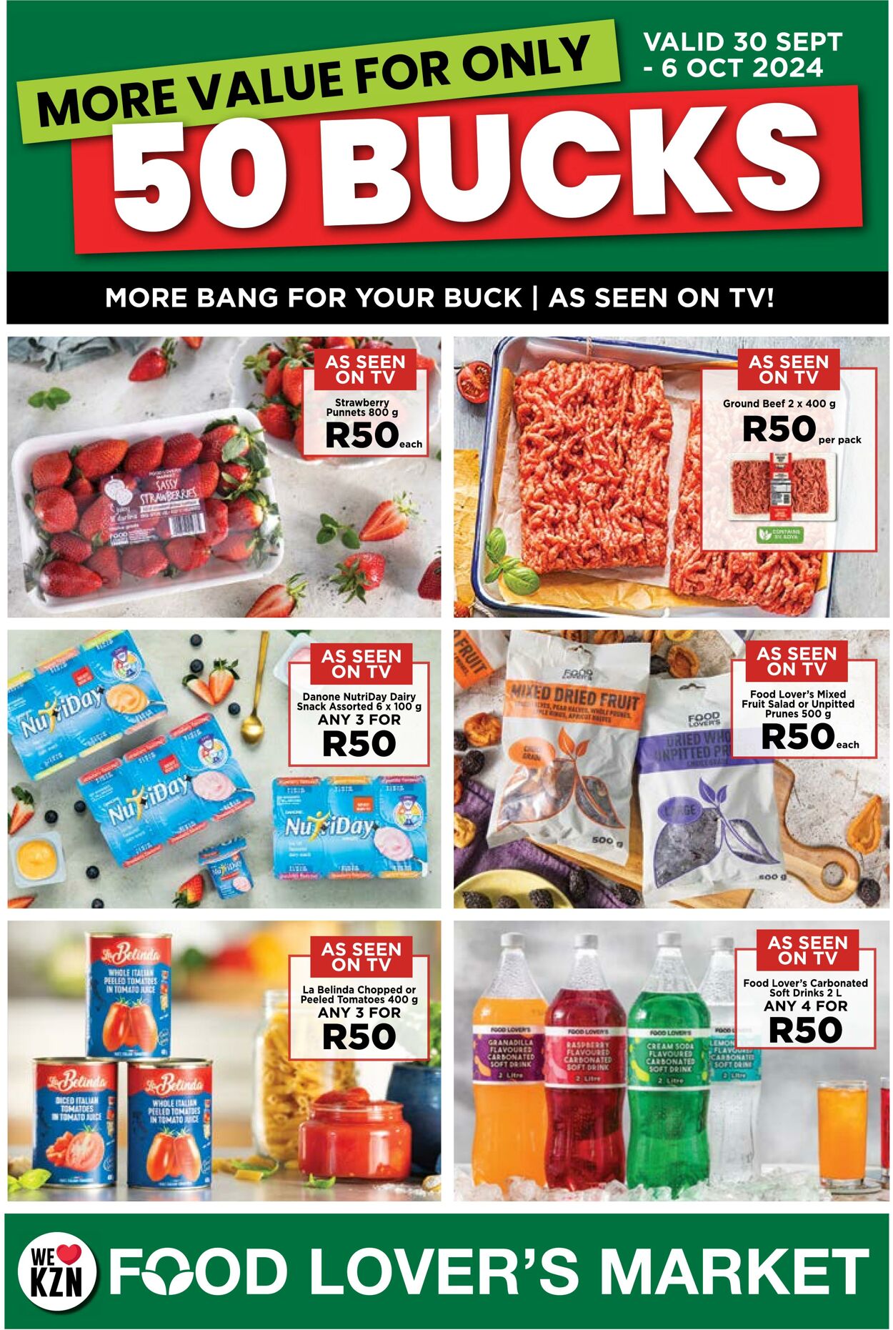 Special Food Lovers Market - 50 Buck Kwa Zulu Natal 30 Sep, 2024 - 7 Oct, 2024