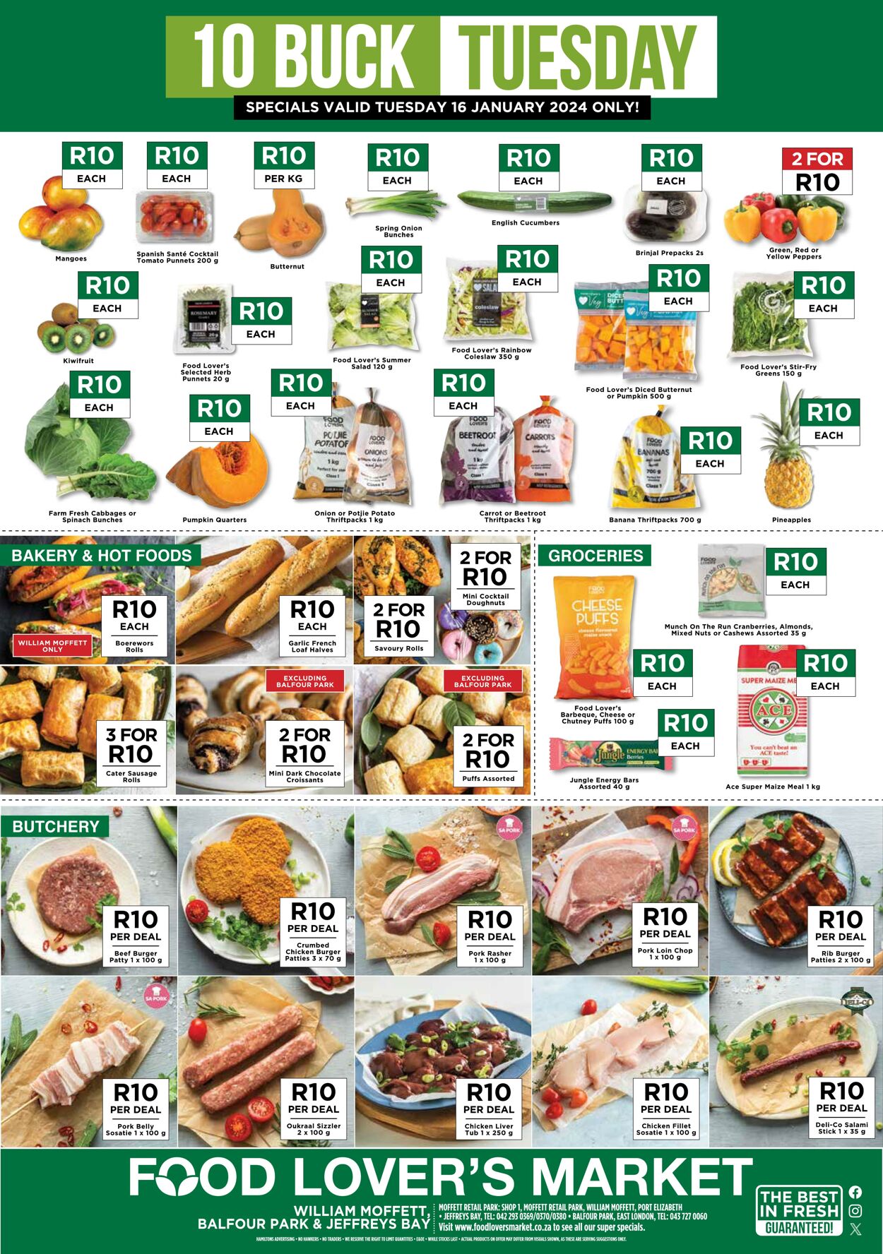 Food Lovers Market Promotional Leaflet Valid from 16.01 to 16.01