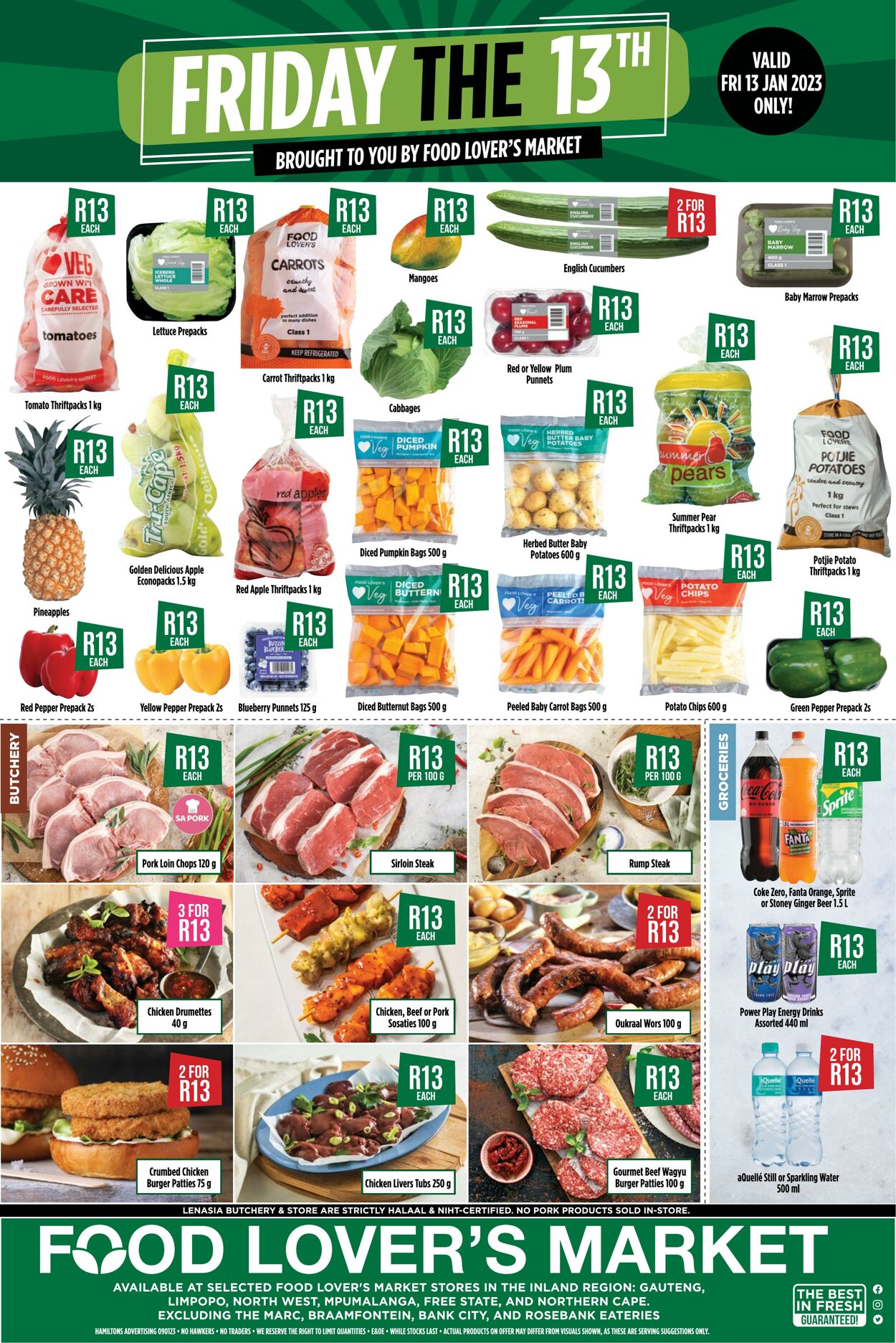 Food Lovers Market Promotional Leaflet Valid from 13.01 to 13.01
