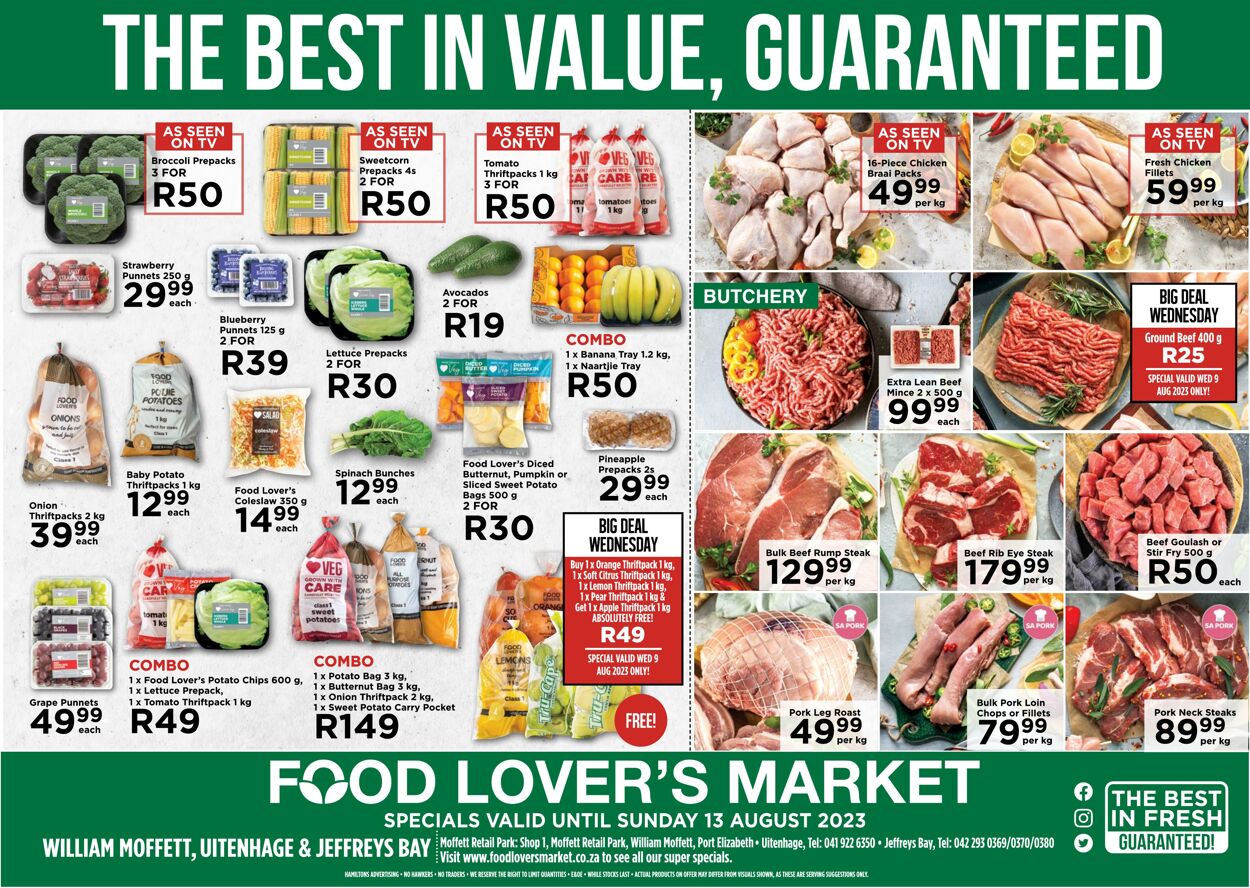Special Food Lovers Market 07.08.2023 - 16.08.2023