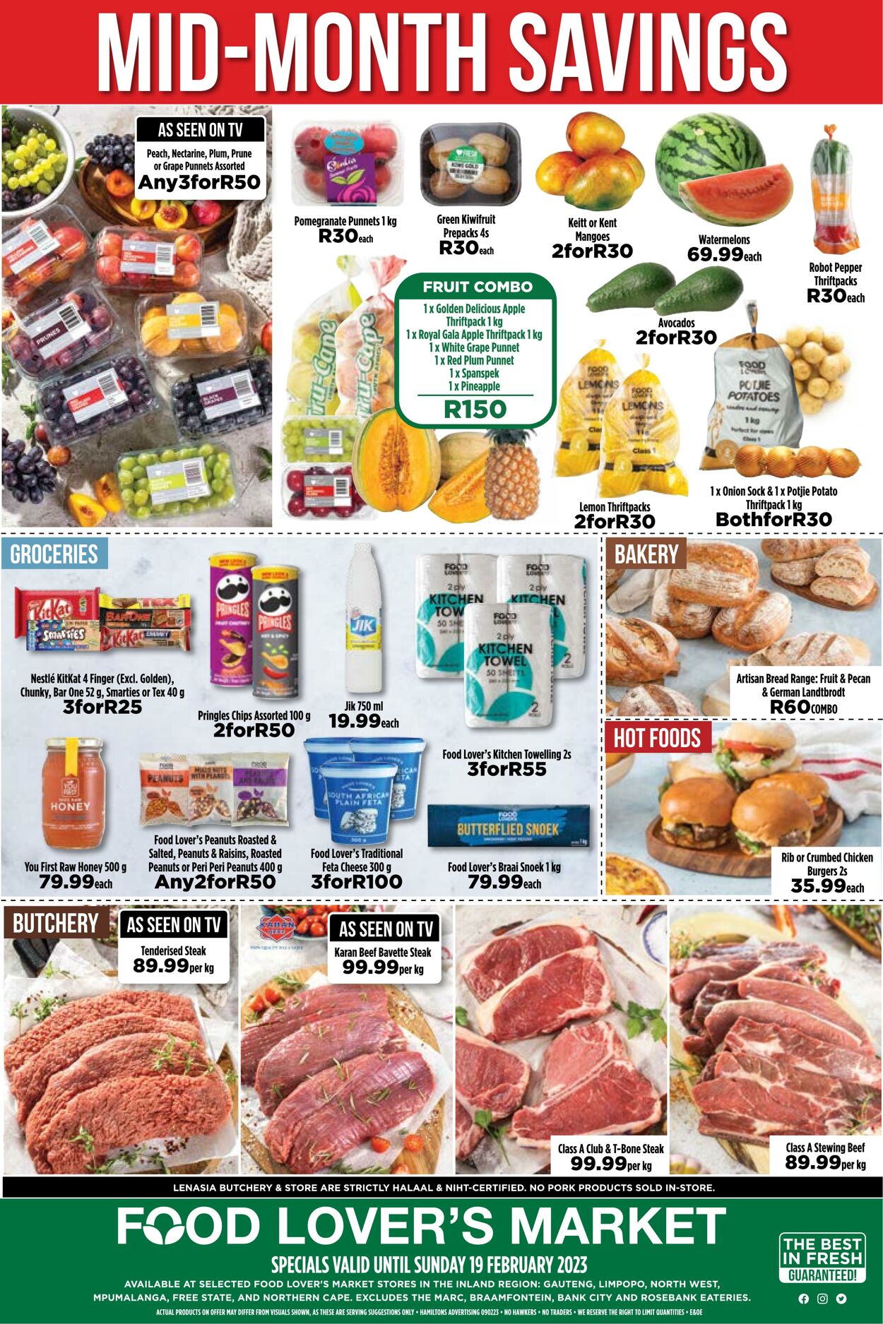 Food Lovers Market Promotional Leaflet Valid from 13.02 to 19.02