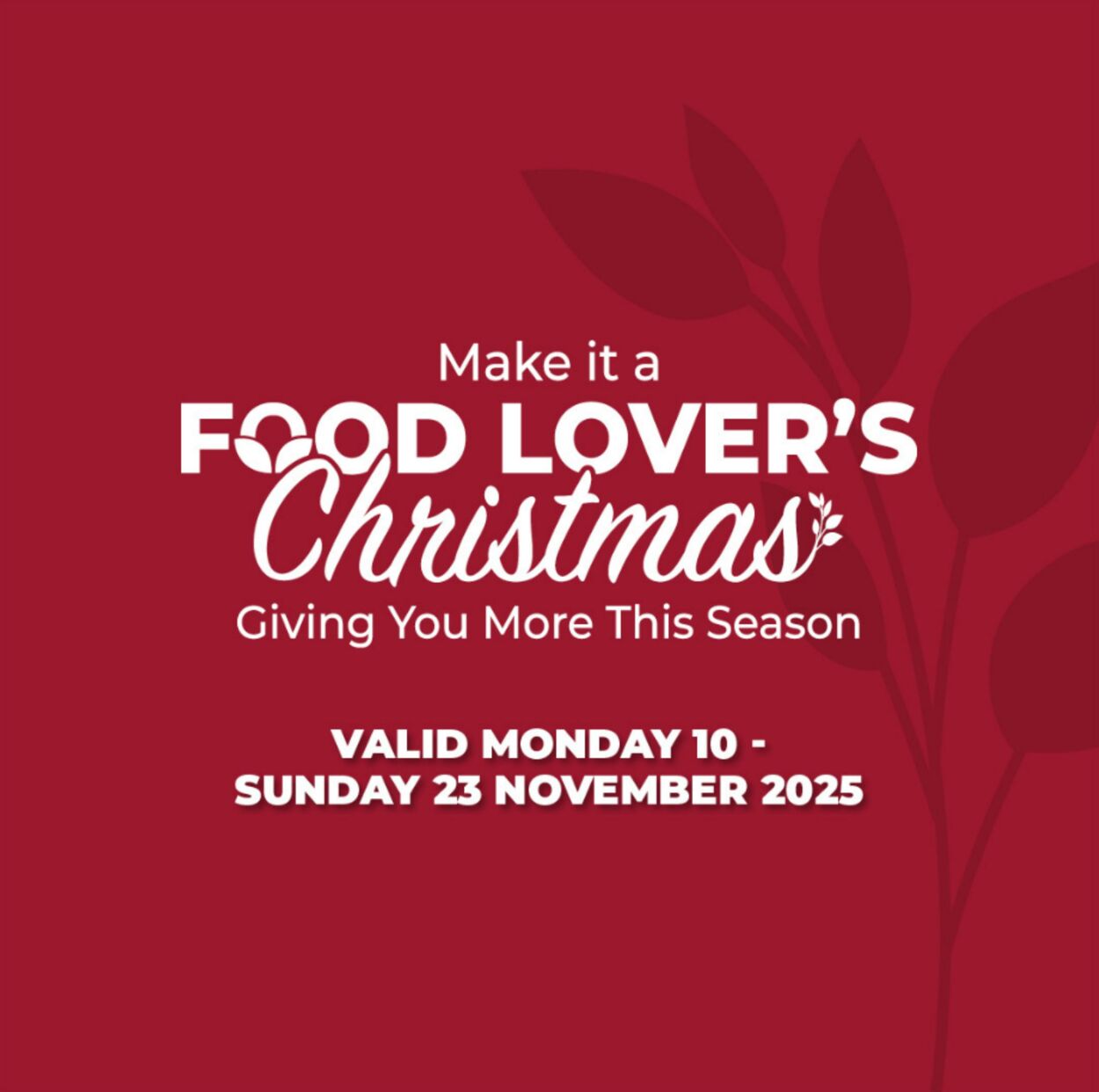 Special Food Lovers Market 10.11.2025 - 23.11.2025