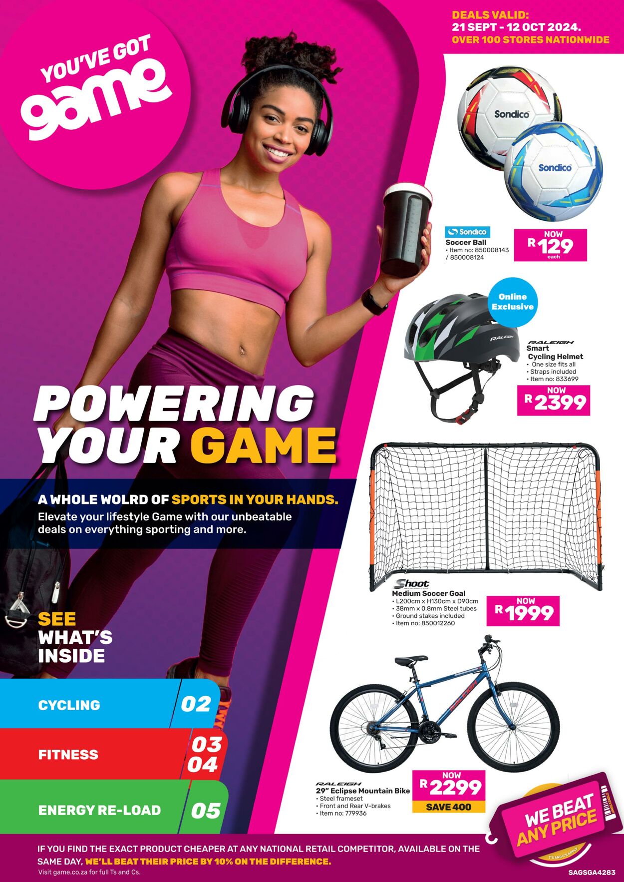 Game Promotional specials