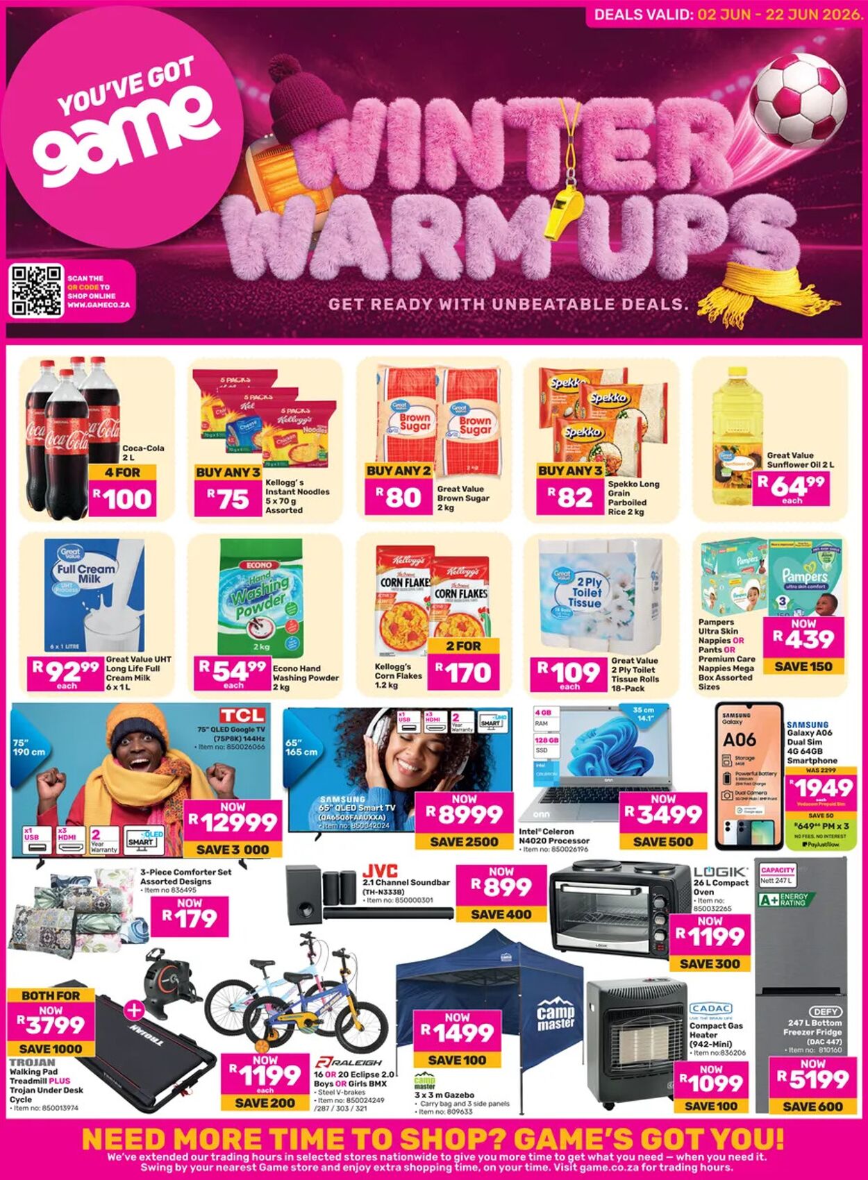 Special Game - Game : Winter Warm Ups (02 June - 22 June 2026) — www.guzzle.co.za 2 Jun, 2026 - 22 Jun, 2026