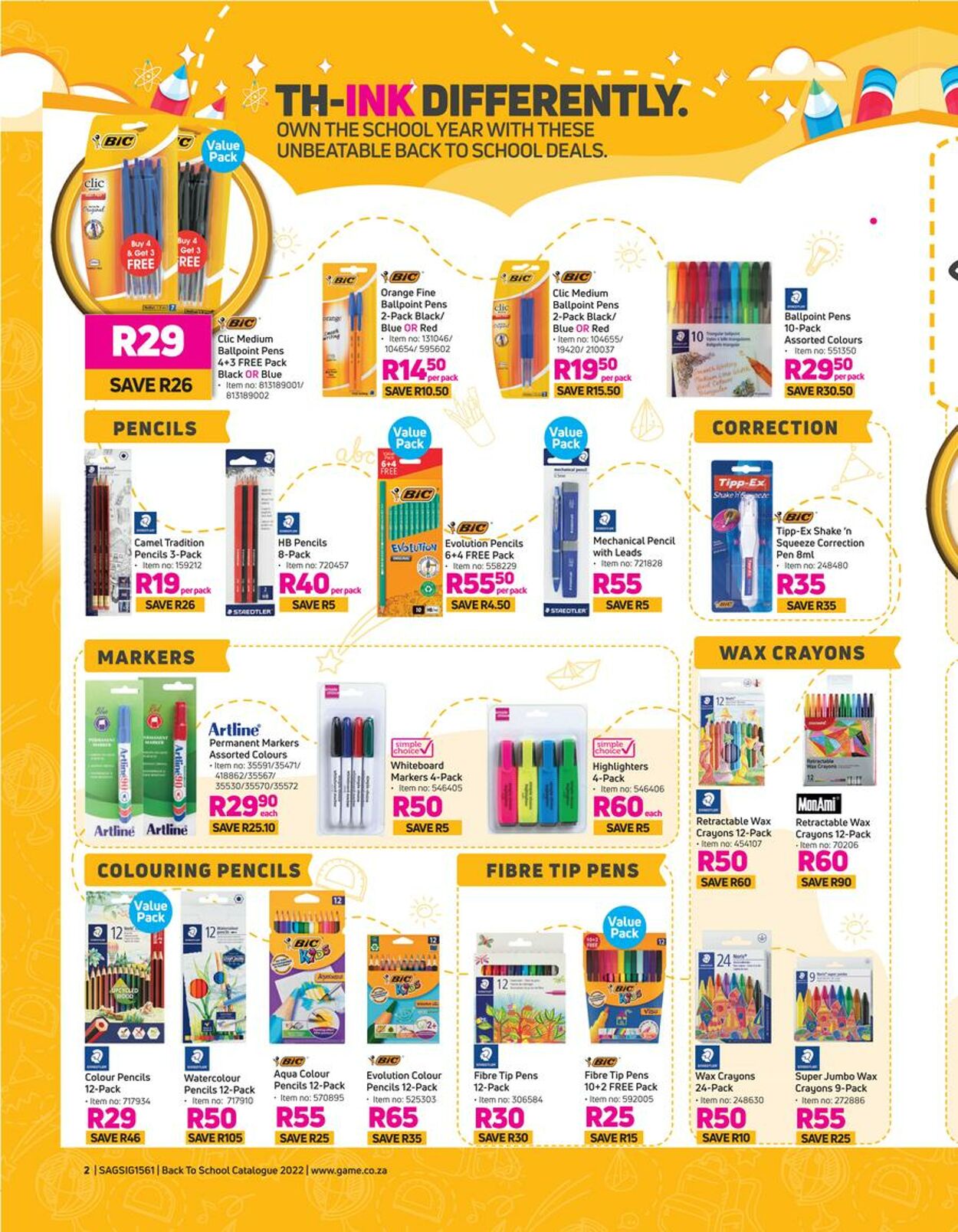 Game Promotional Leaflet - Back to School - Valid from 13.12 to 27.12 -  Page nb 1 