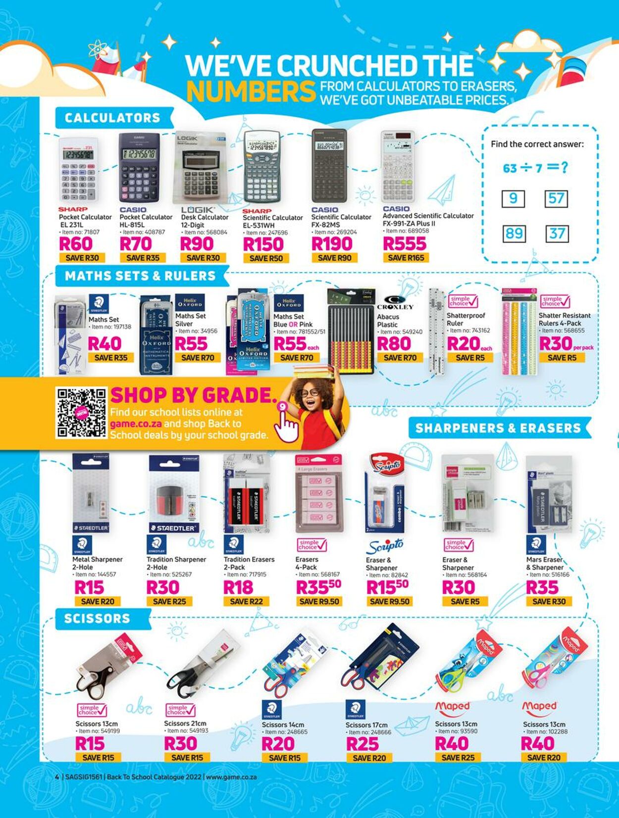 Game Promotional Leaflet - Back to School - Valid from 13.12 to 27.12 -  Page nb 1 