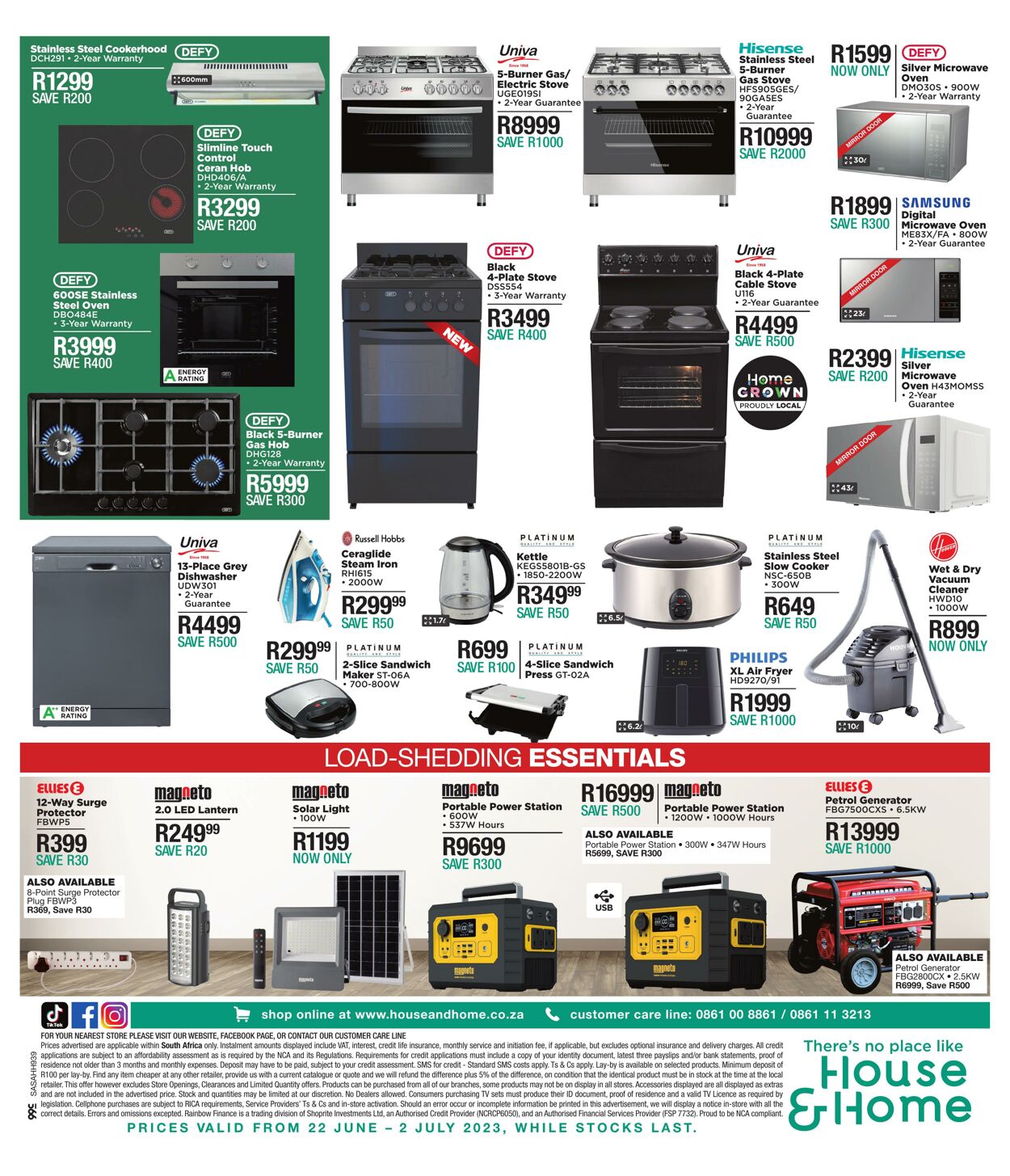 House & Home Promotional Leaflet - Valid from 22.06 to 02.07 - Page nb ...