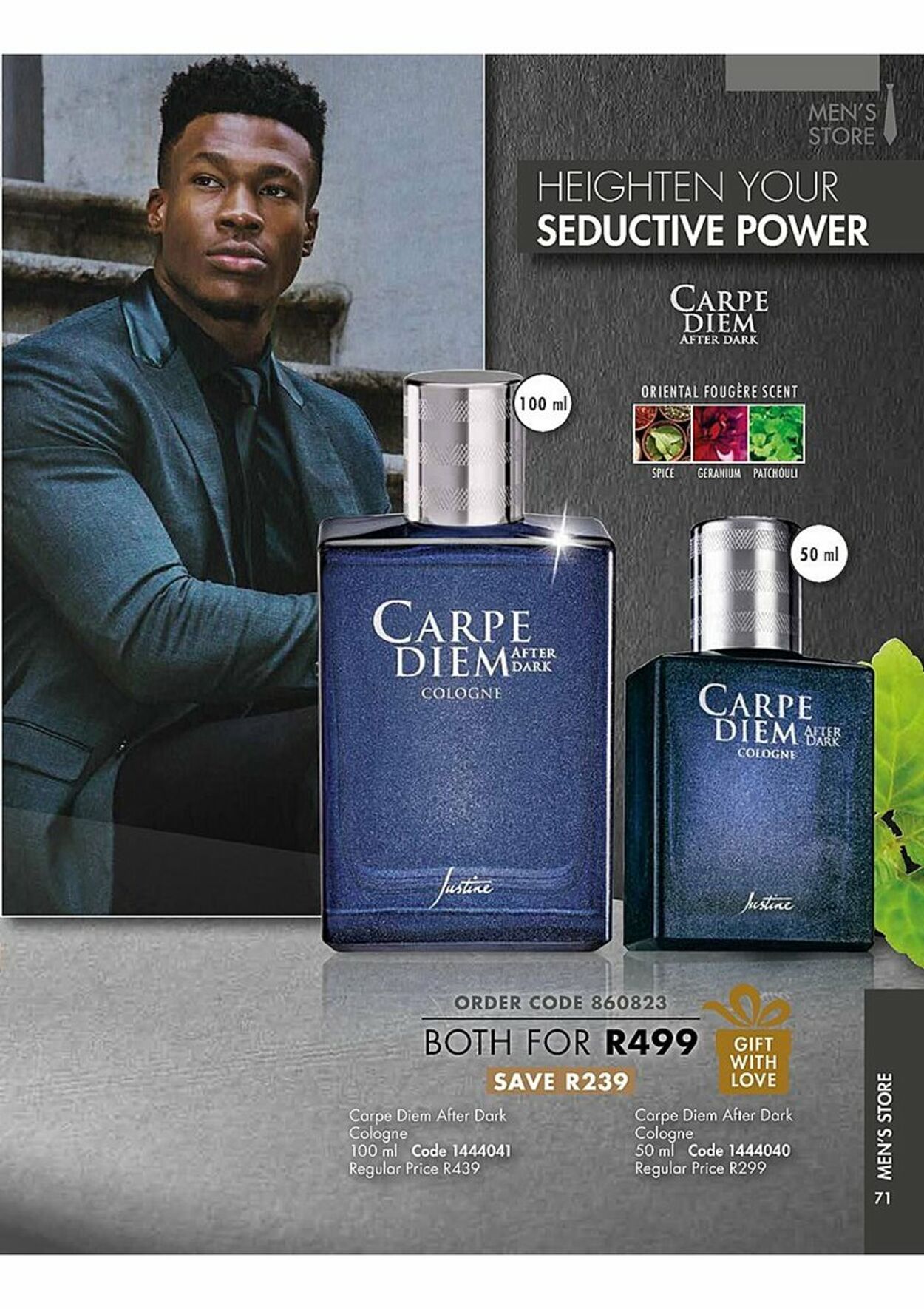 Carpe diem after 2024 dark cologne price