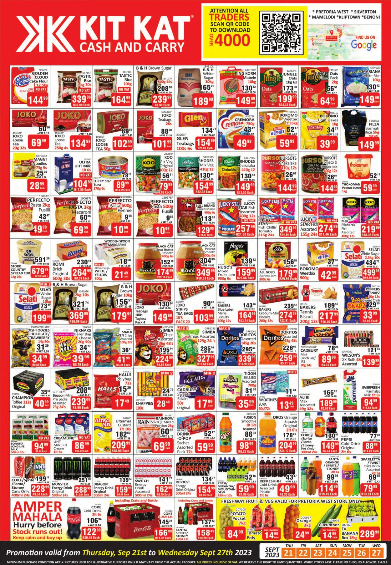 Special Kit Kat Cash and Carry 21.09.2023 - 25.10.2023