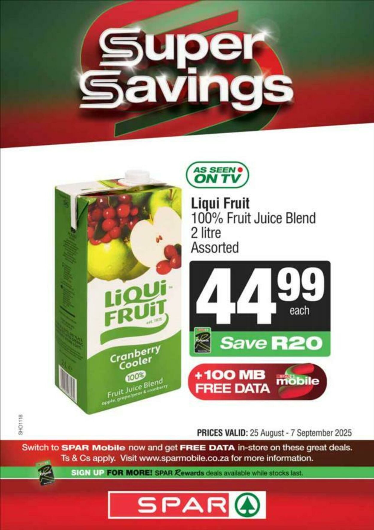 Special KwikSpar 25.08.2025 - 07.09.2025