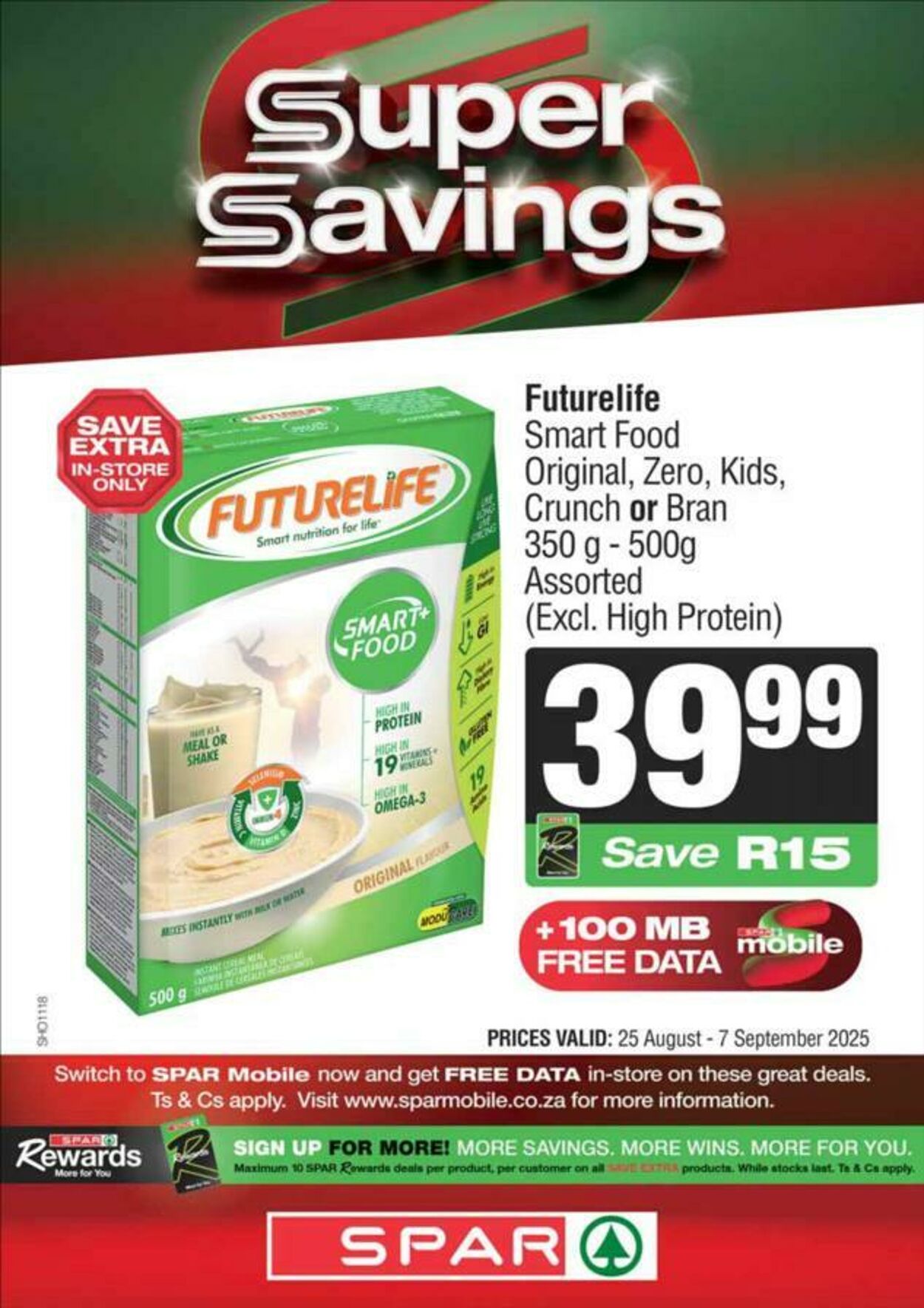 Special KwikSpar 25.08.2025 - 07.09.2025