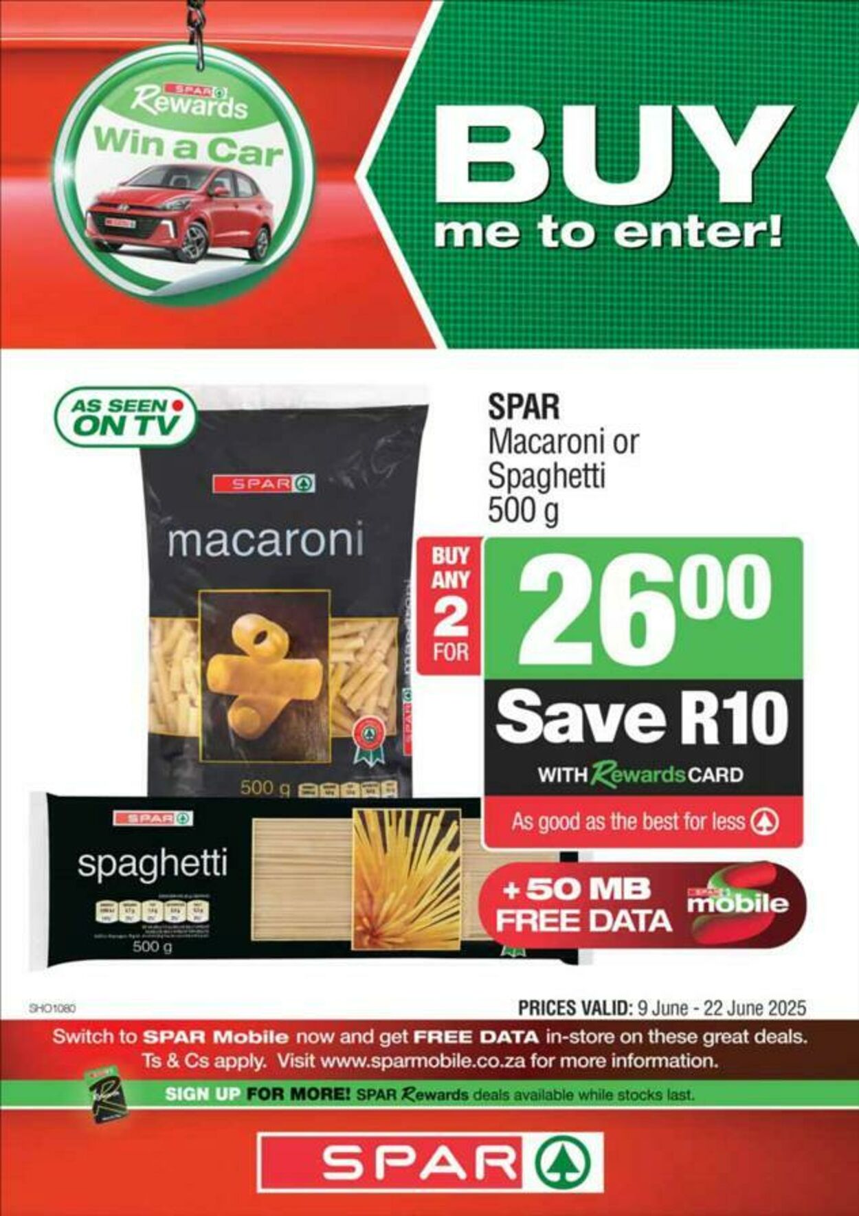Special Spar 09.06.2025 - 22.06.2025