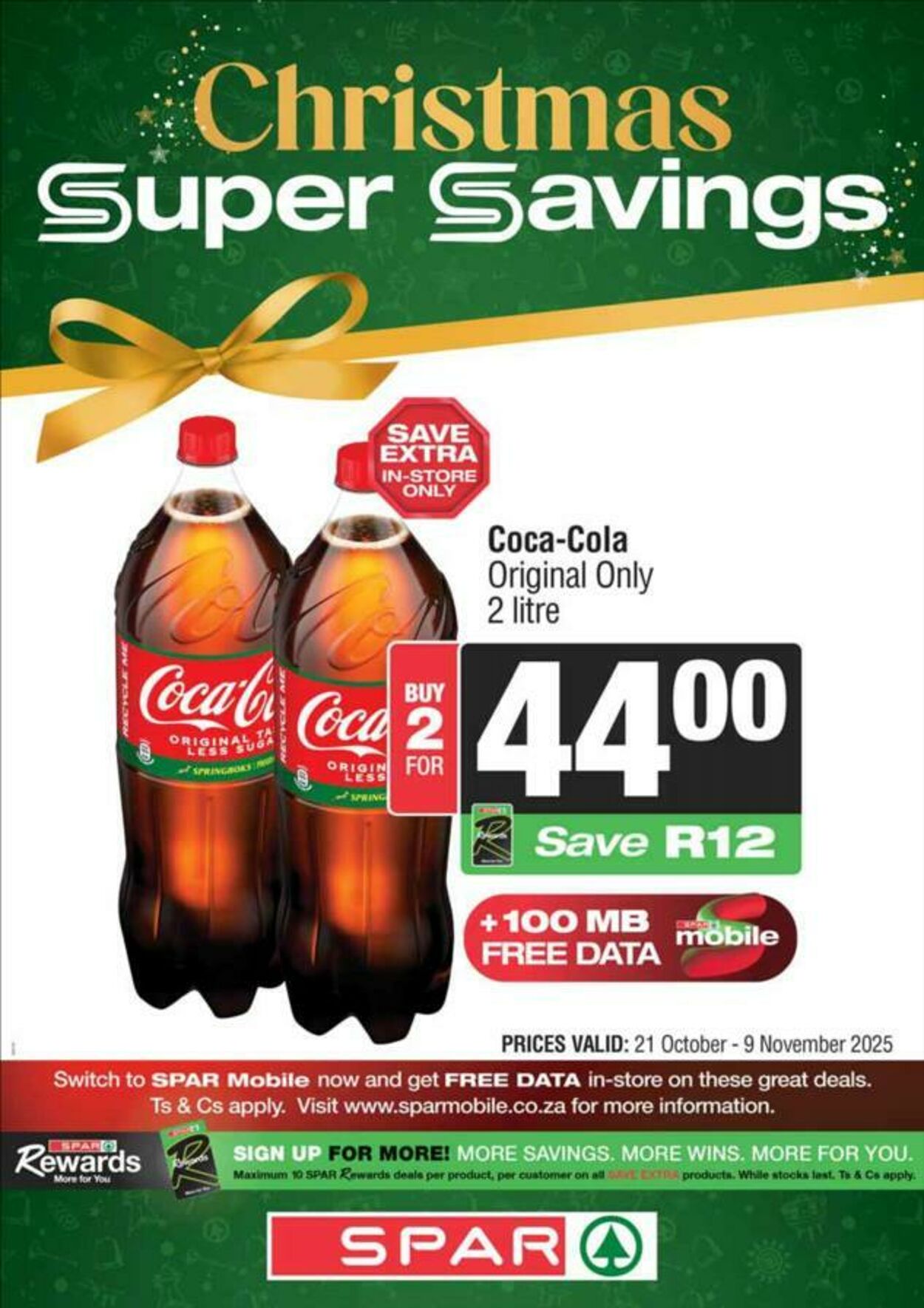 Special KwikSpar 21.10.2025 - 09.11.2025