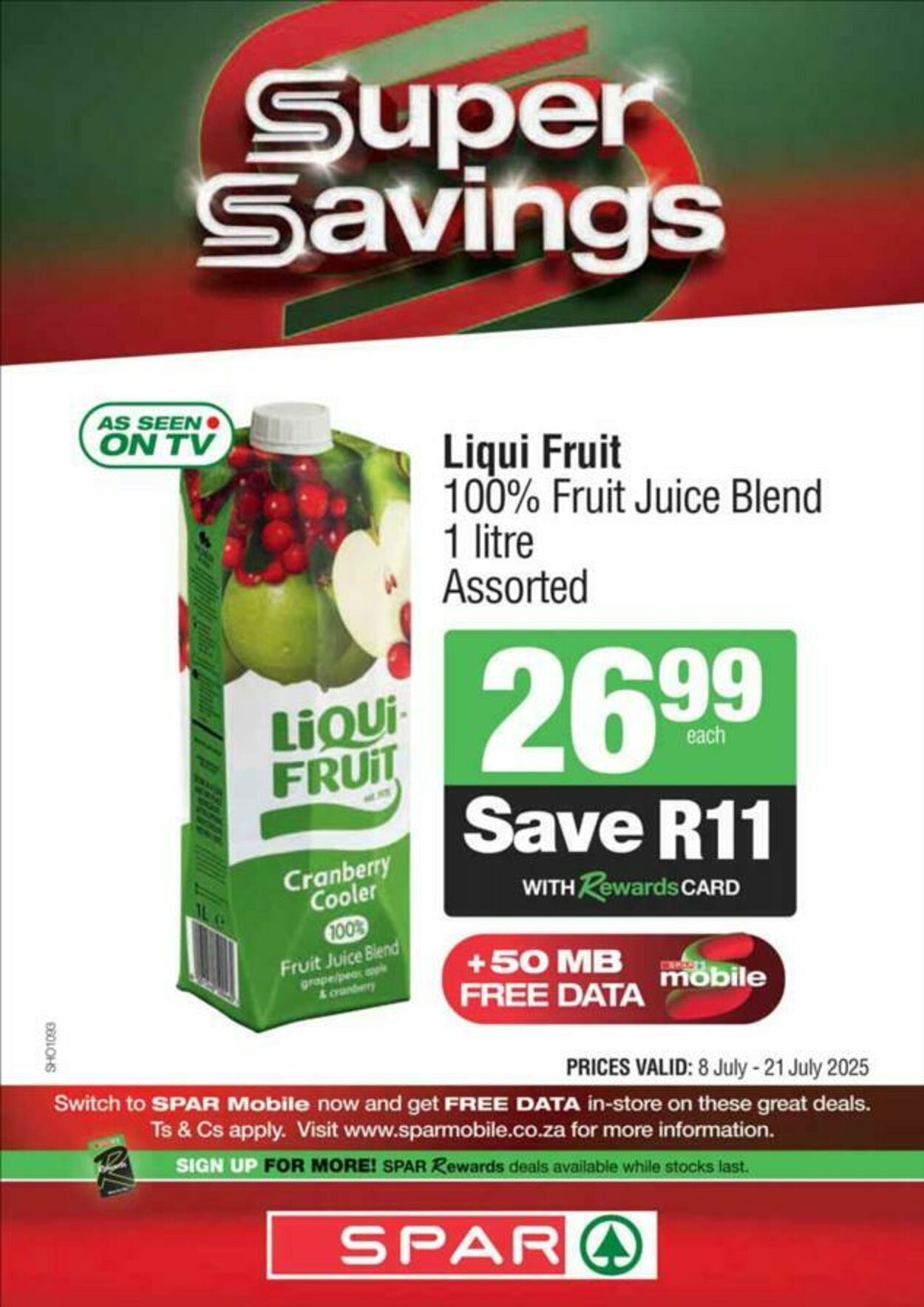 Special KwikSpar 08.07.2025 - 21.07.2025