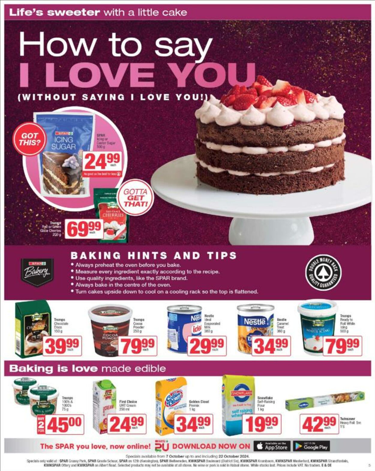 Special KwikSpar 07.10.2024 - 22.10.2024