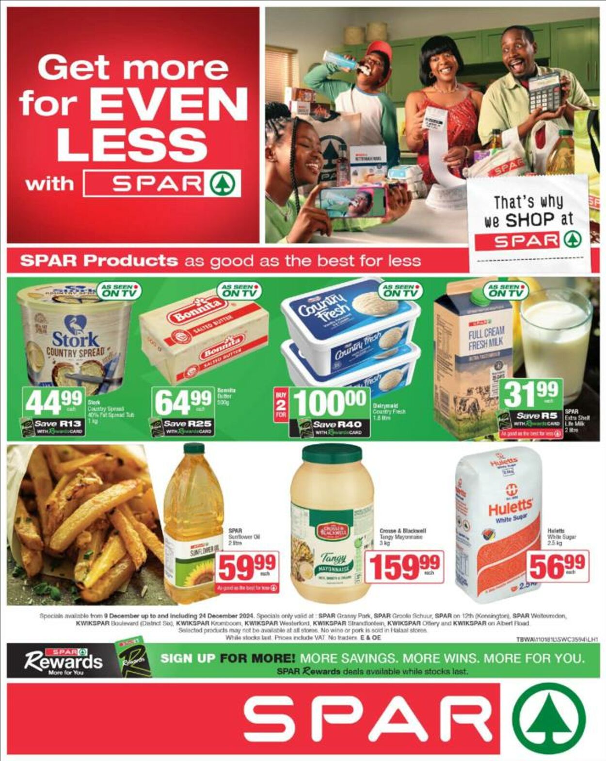 Special Spar - Store Specials 9 Dec, 2024 - 24 Dec, 2024