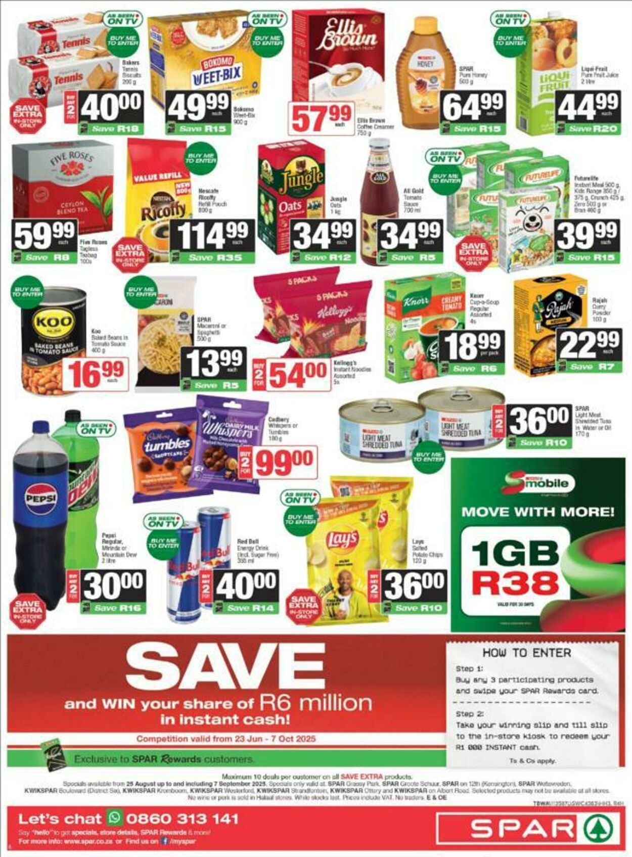Special KwikSpar 25.08.2025 - 07.09.2025