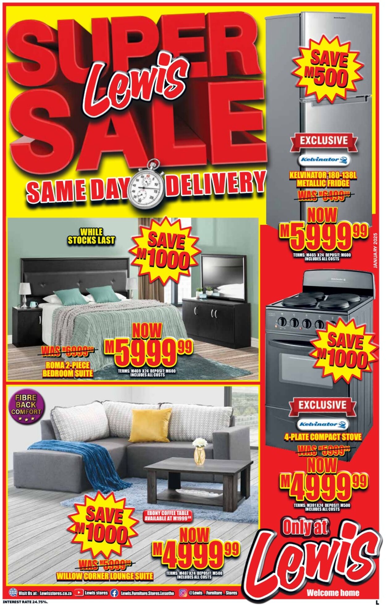 Lewis Stores Promotional specials