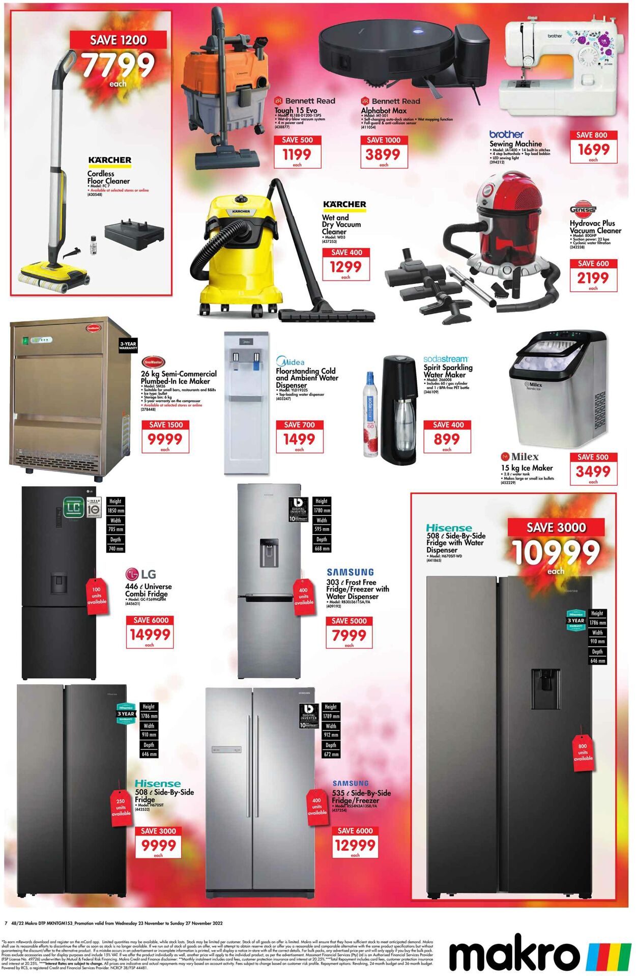 Makro Promotional Leaflet - Black Friday 2023 - Valid from 23.11 to 27.11 -  Page nb 7 - za-specials.com