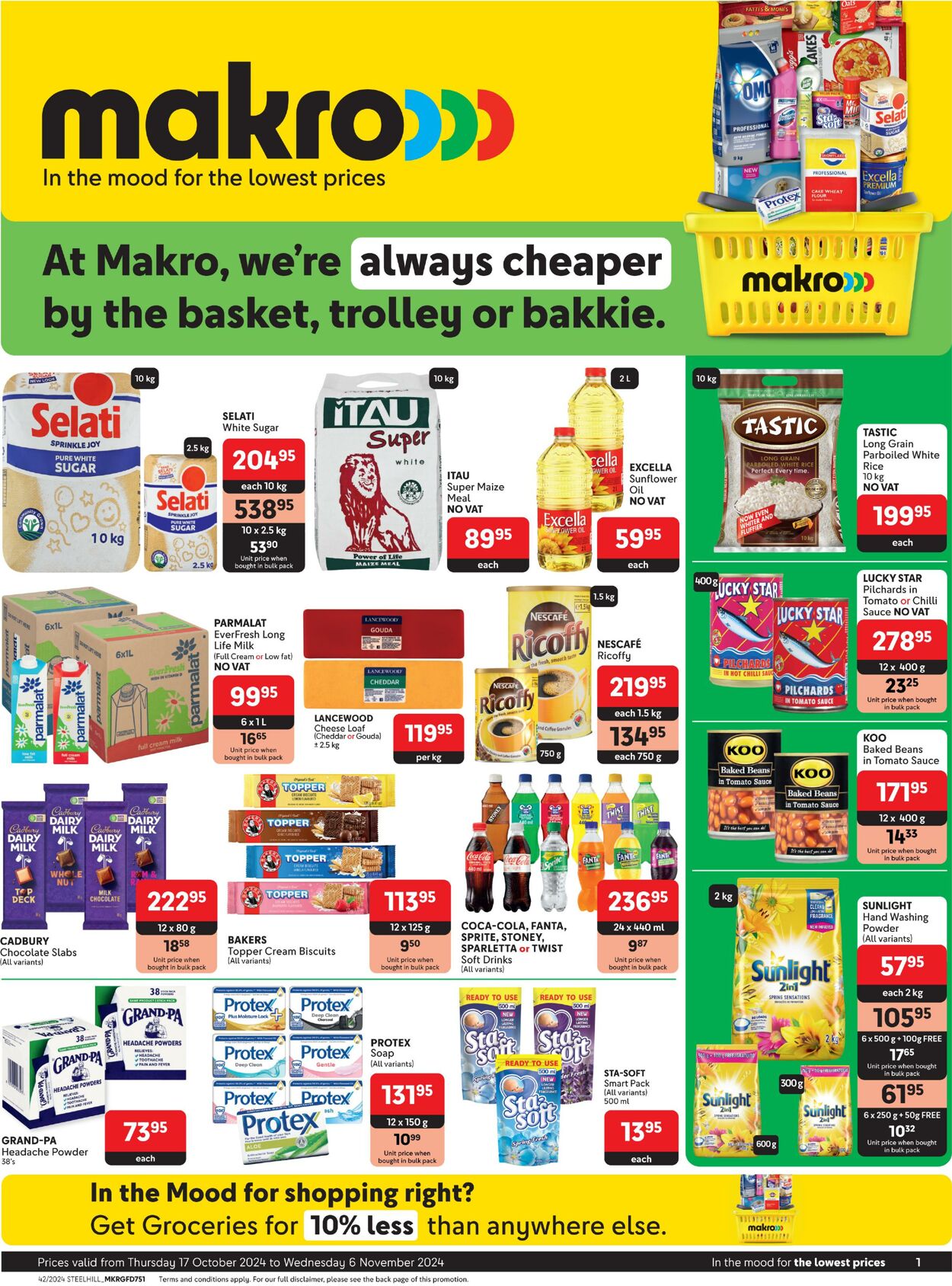 Special Makro 17.10.2024 - 06.11.2024