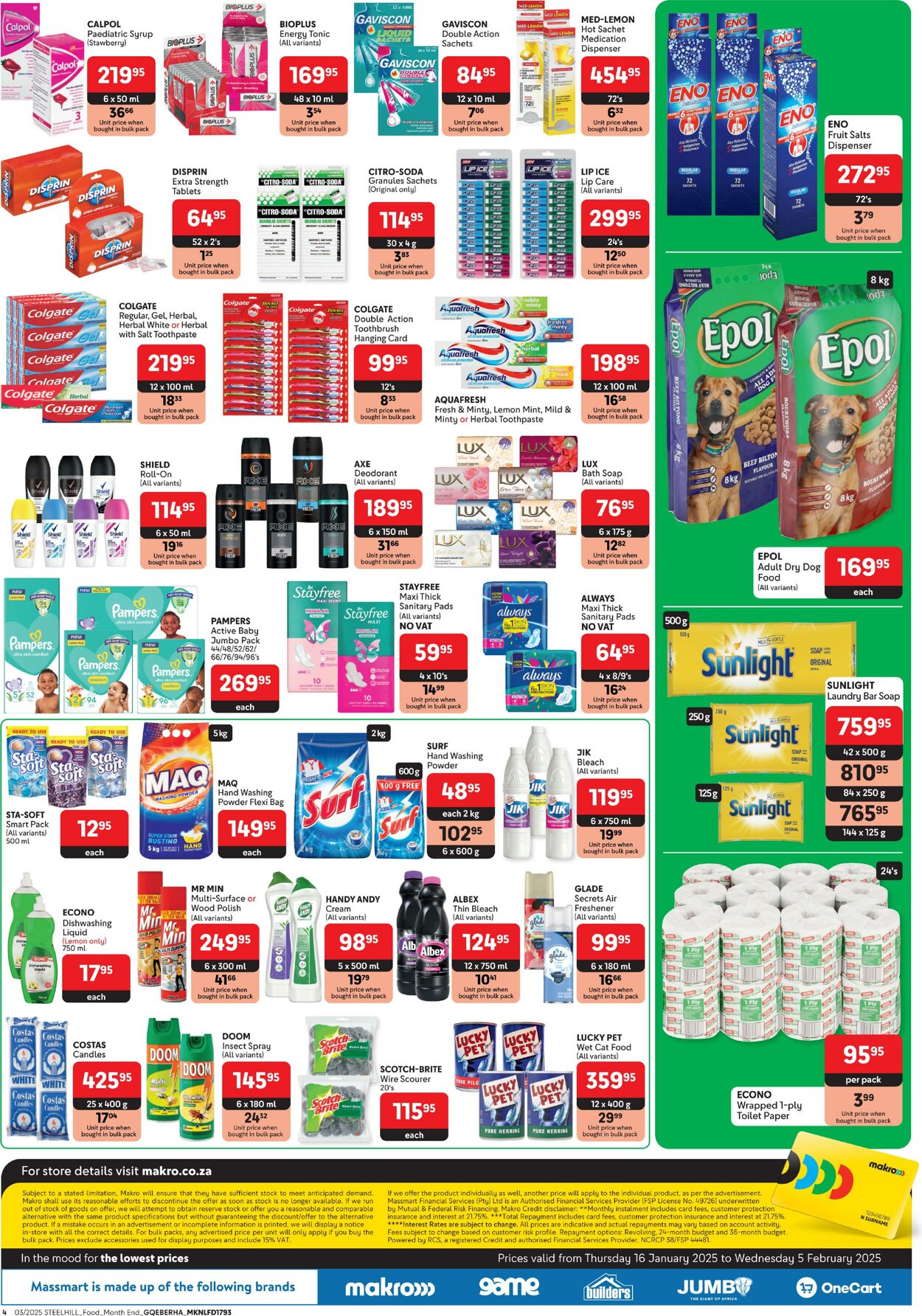 Special Makro 16.01.2025 - 05.02.2025