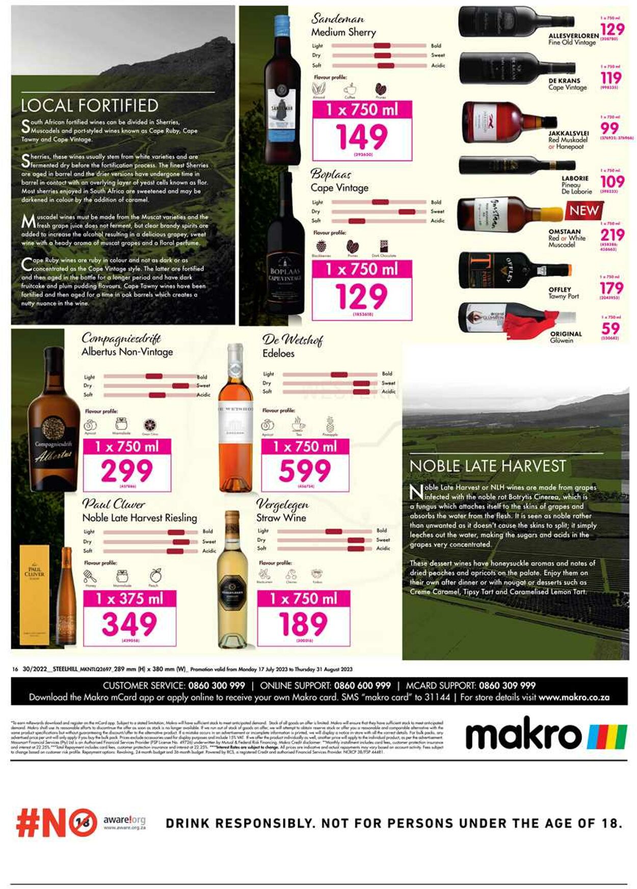 Special Makro 17.07.2023 - 31.08.2023