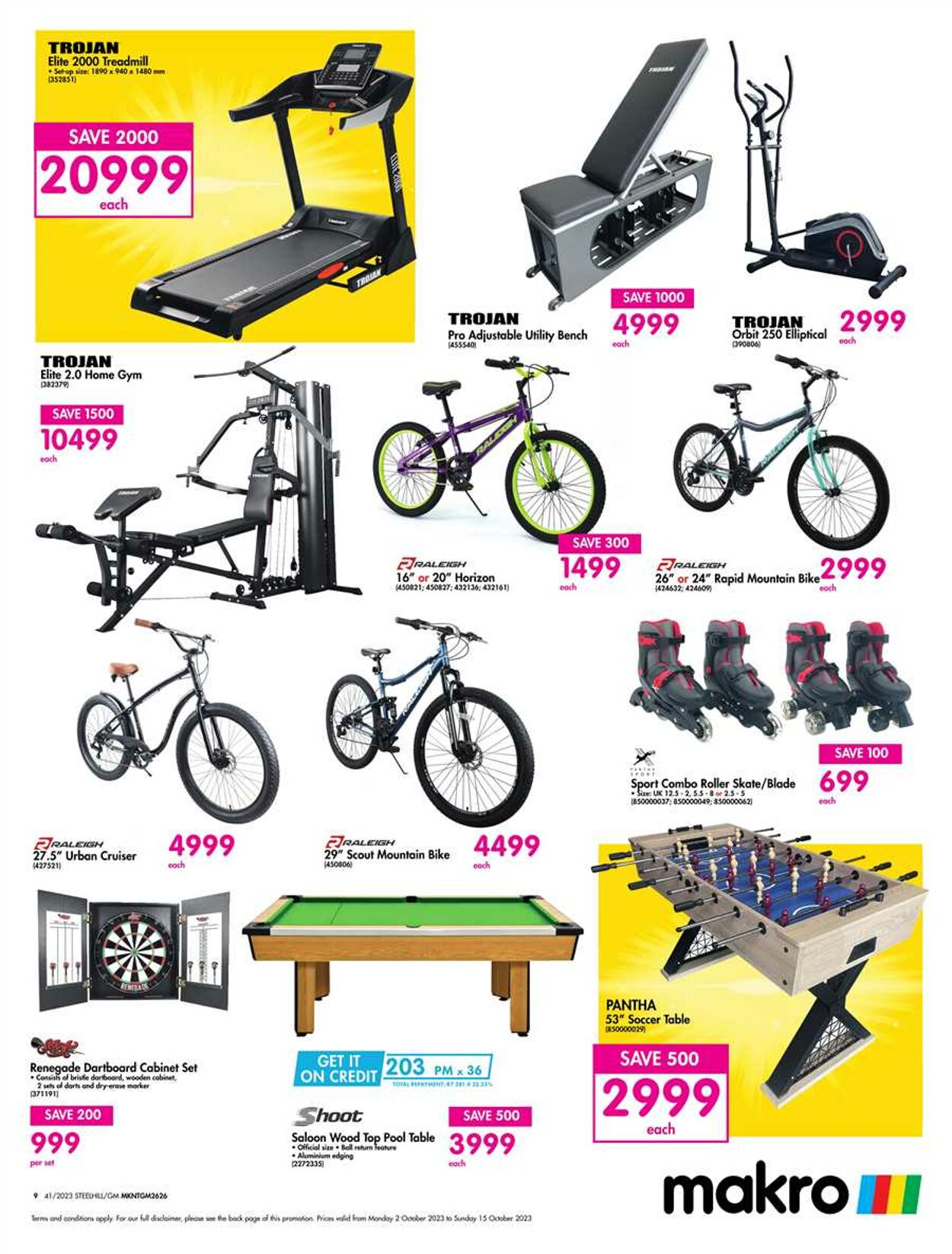 Bicycle for sale at makro online