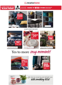 Special Mr Price Home 09.12.2024 - 18.12.2024